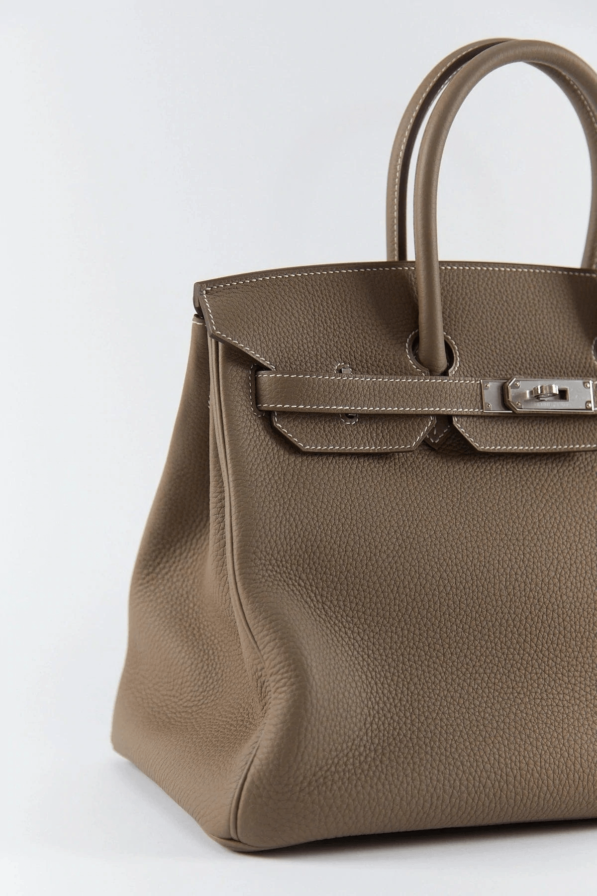 Hermès HERMÈS BIRKIN 35CM ETOUPE Togo Leather with Palladium Hardware