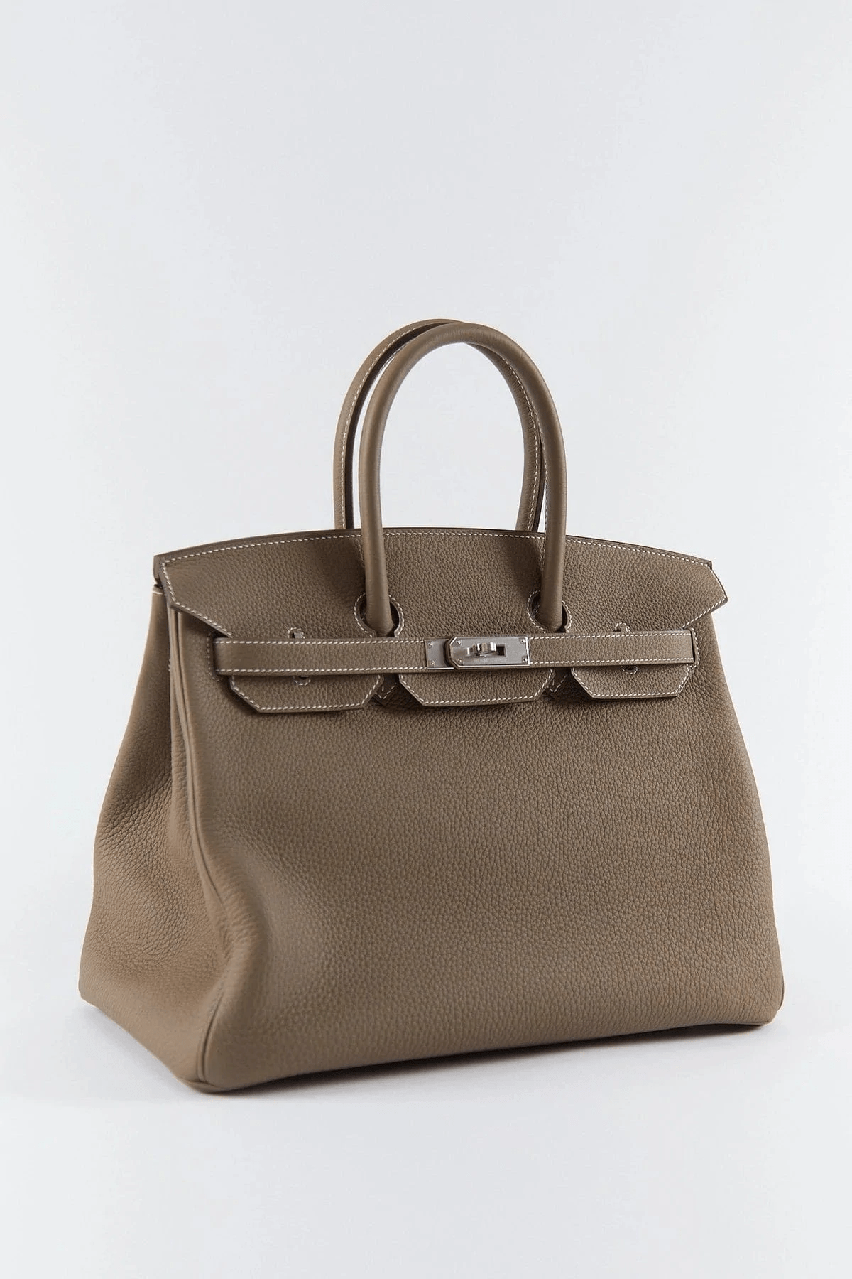 Hermès HERMÈS BIRKIN 35CM ETOUPE Togo Leather with Palladium Hardware