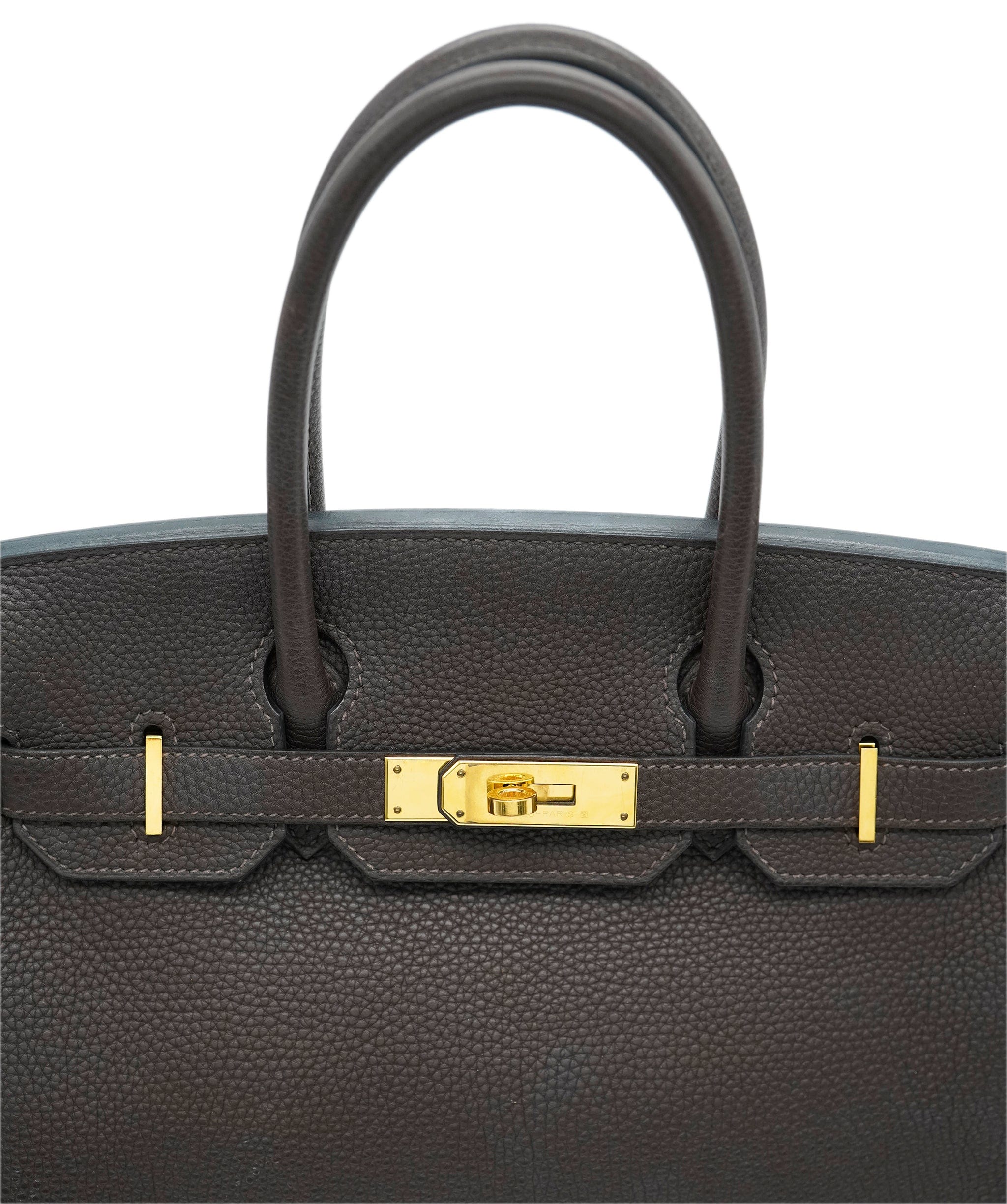 Hermès HERMÈS BIRKIN Ebene Togo GHW 2019 ALL0837