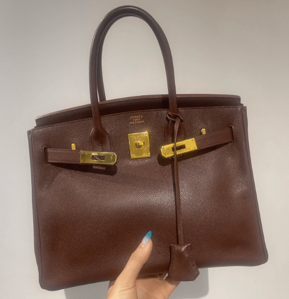 Hermès Hermes Birkin30 Couchvel brown ?A stamp ASL8708