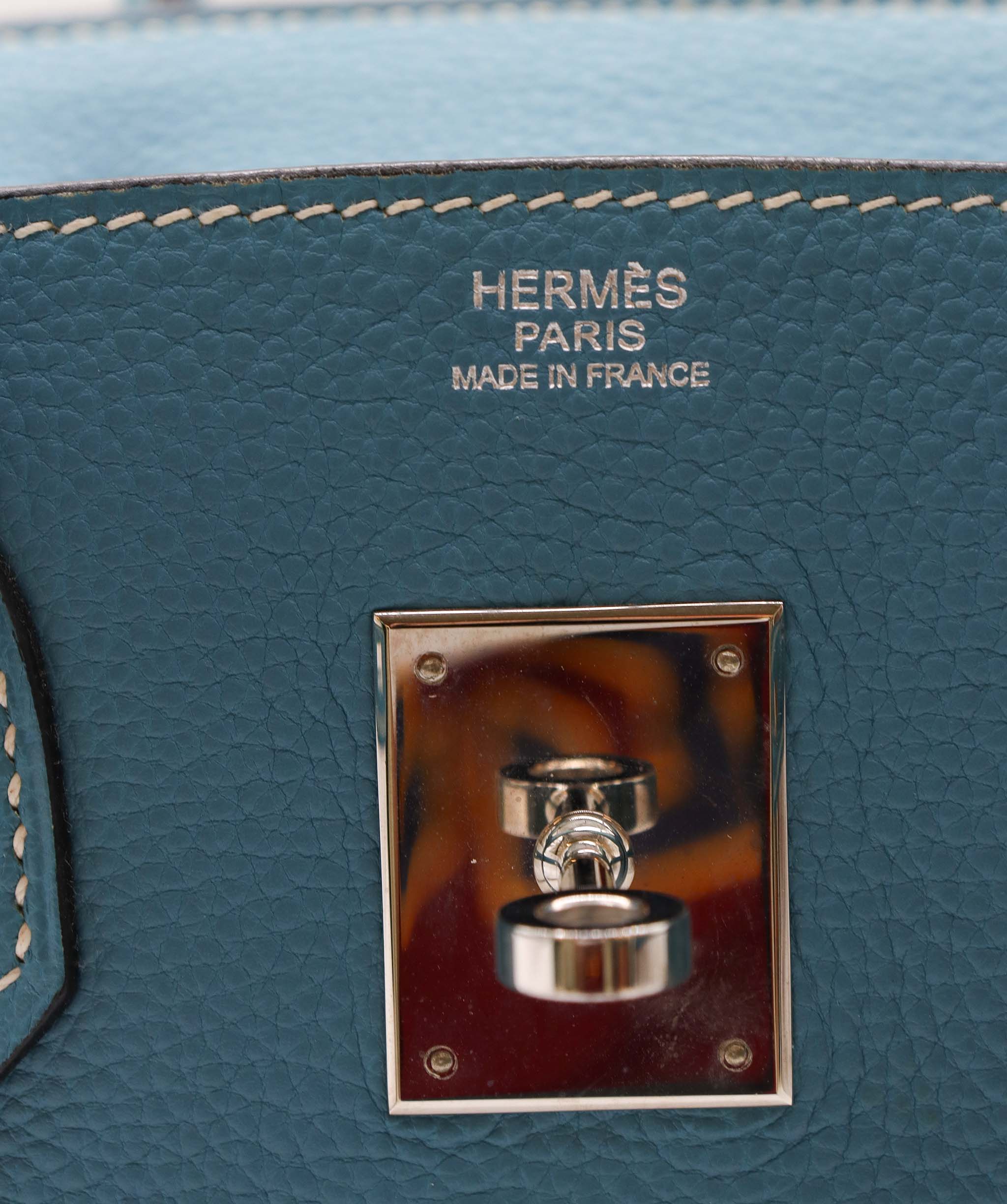 Hermès HERMES Birkin30 Togo New Blue jean □K DXBS0573