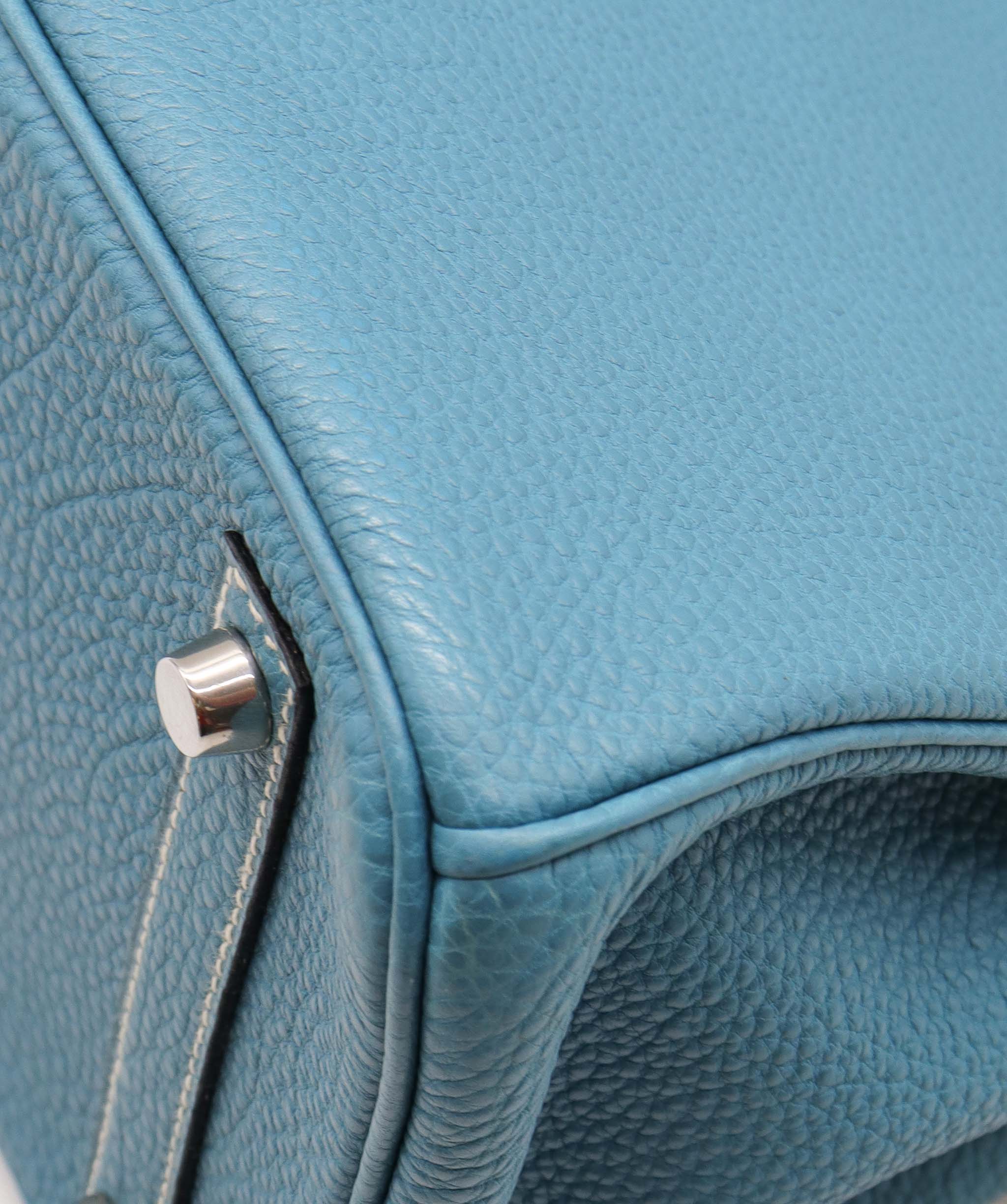 Hermès HERMES Birkin30 Togo New Blue jean □K DXBS0573