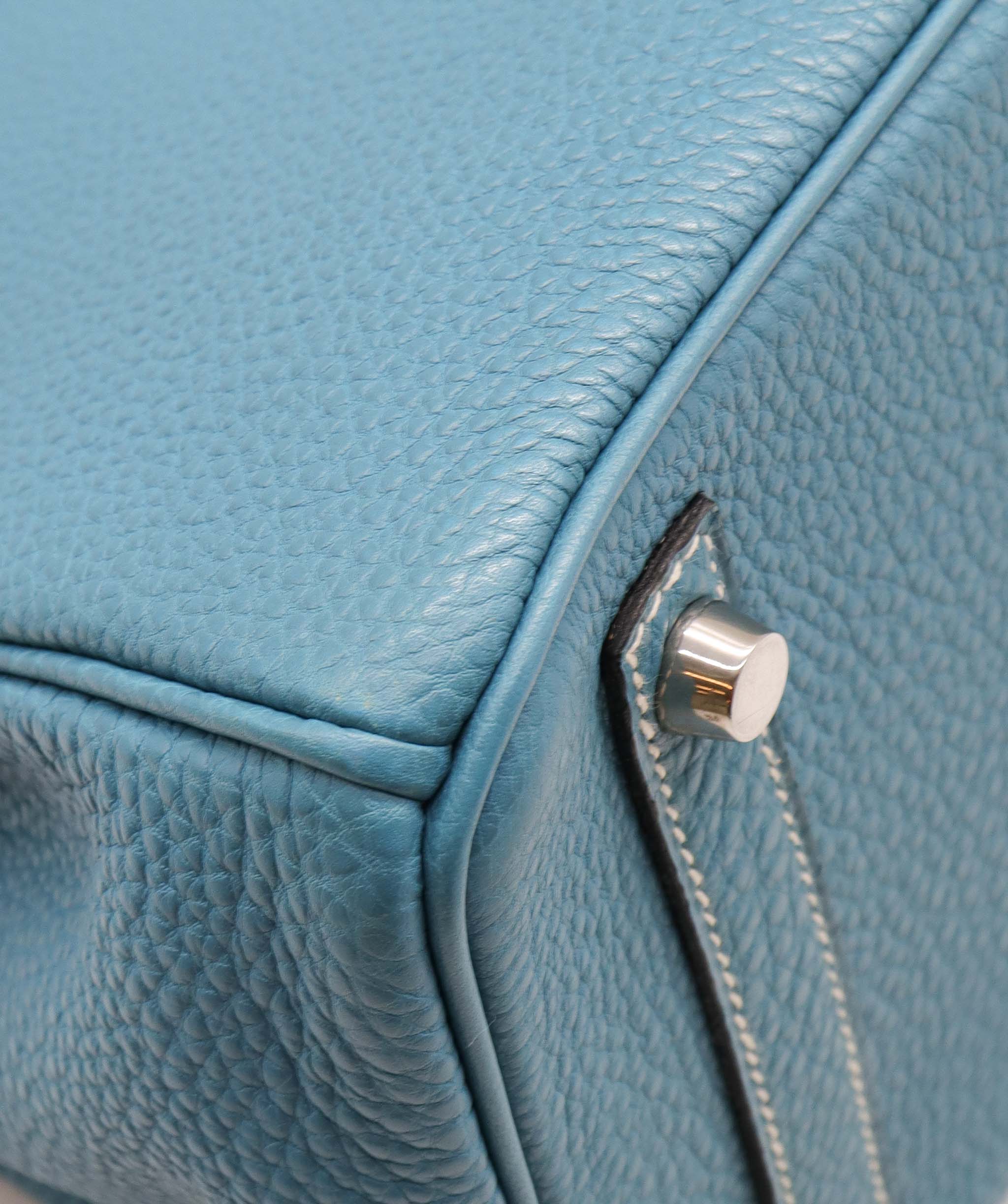 Hermès HERMES Birkin30 Togo New Blue jean □K DXBS0573