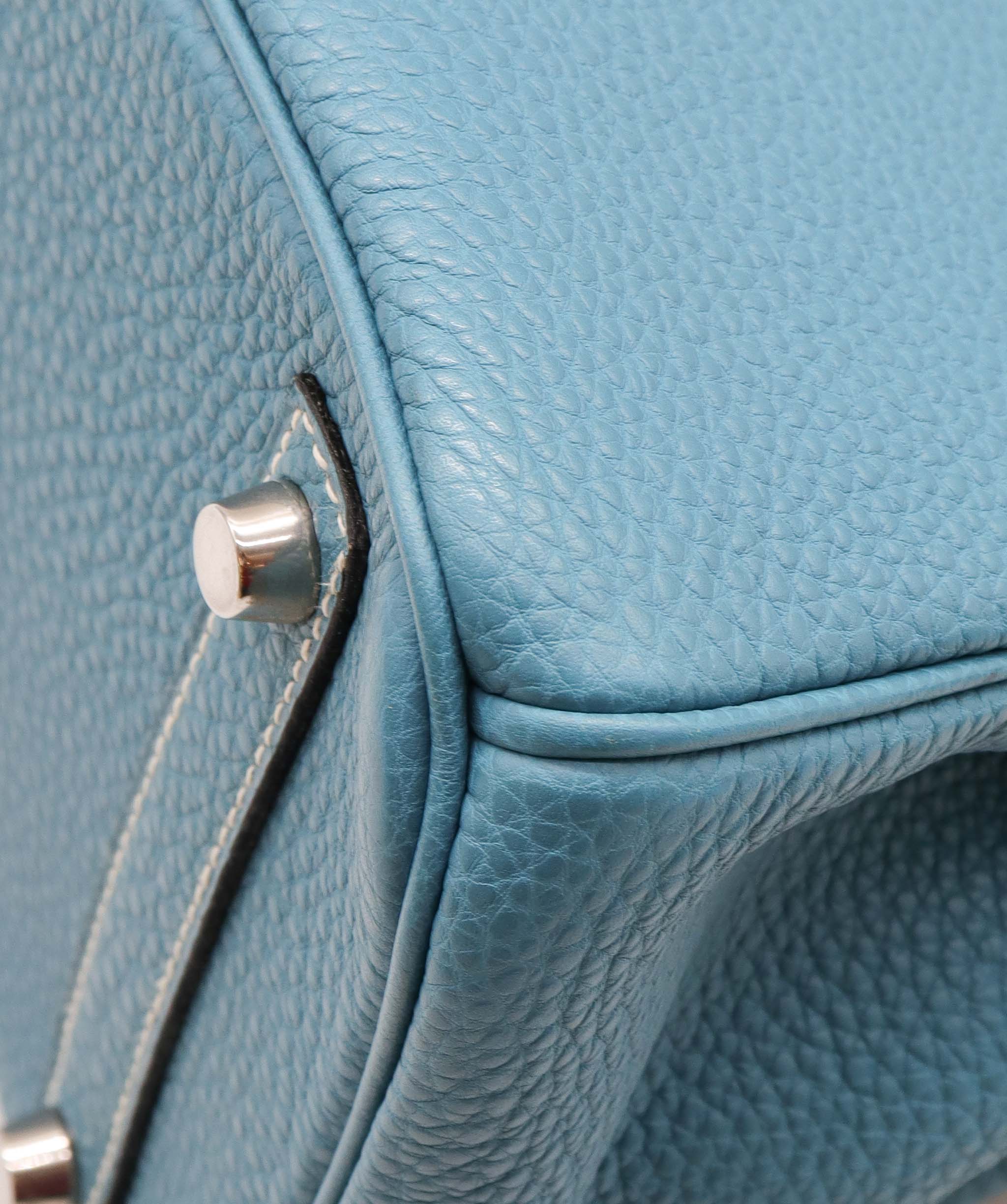 Hermès HERMES Birkin30 Togo New Blue jean □K DXBS0573