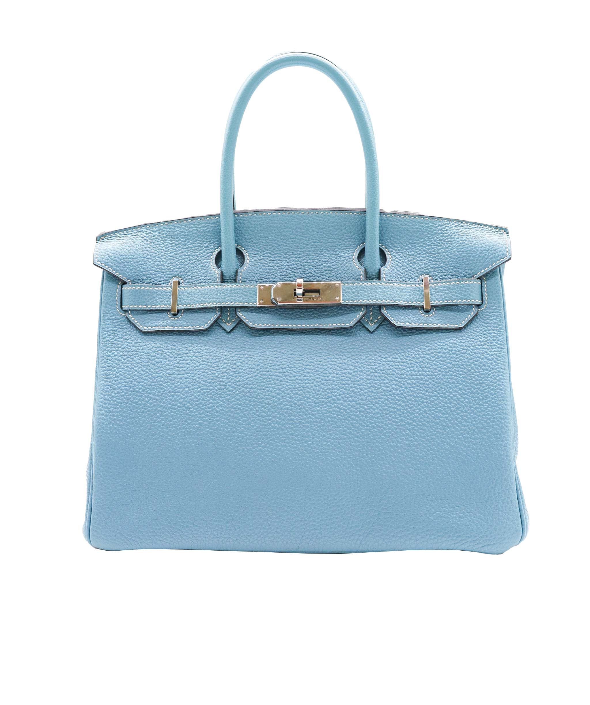 Hermès HERMES Birkin30 Togo New Blue jean □K DXBS0573