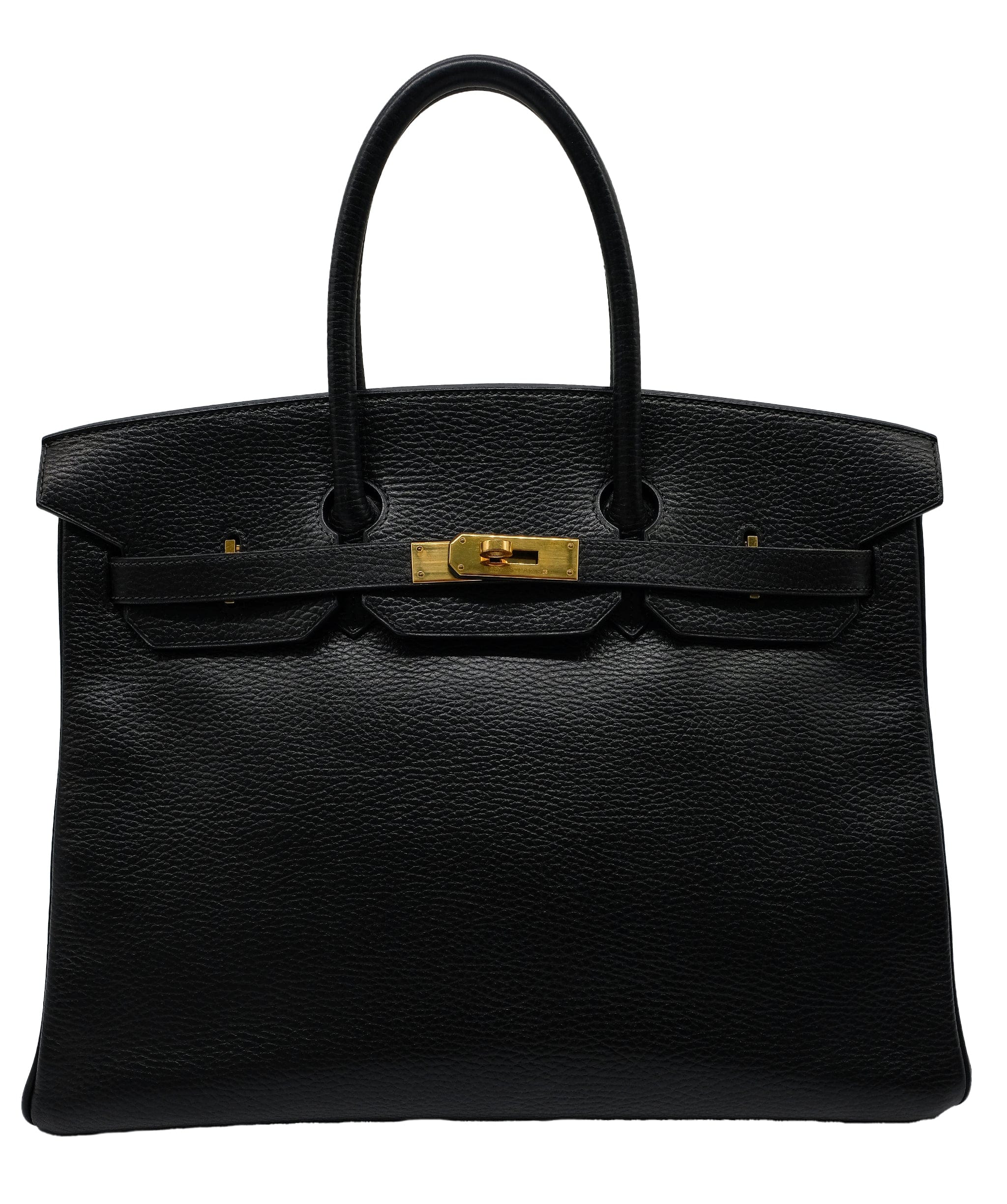 Hermès HERMES BIRKIN35 black □G ASL10310