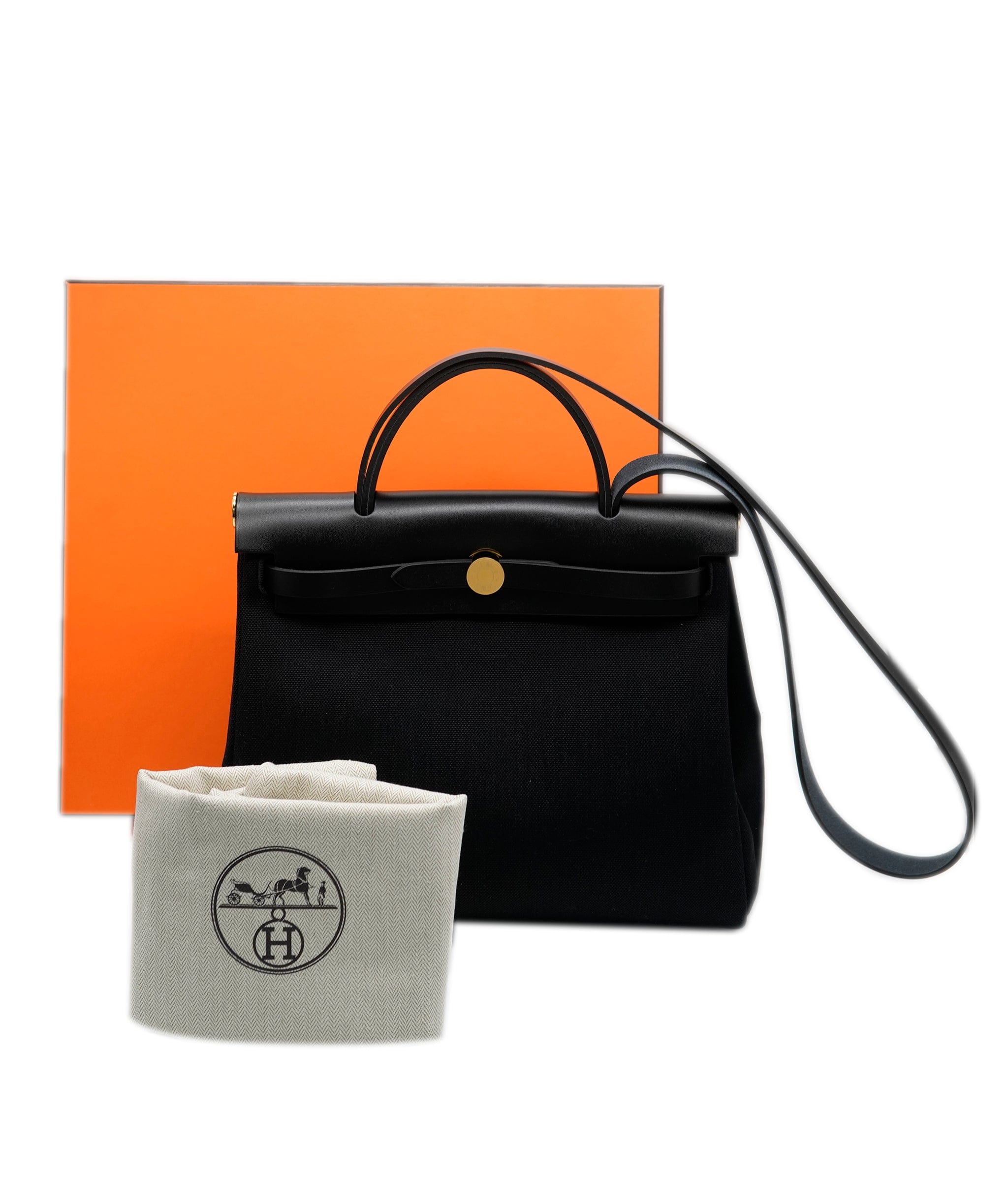 Hermès Hermes Black Herbag 2023 Full Set ALC1135