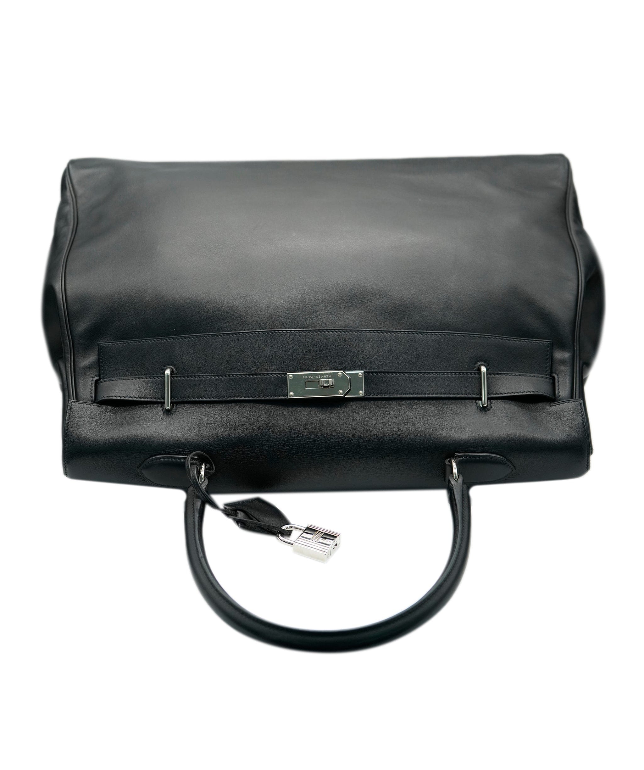 Hermes Hermes Black Travel Kelly with PHW - AJC0247