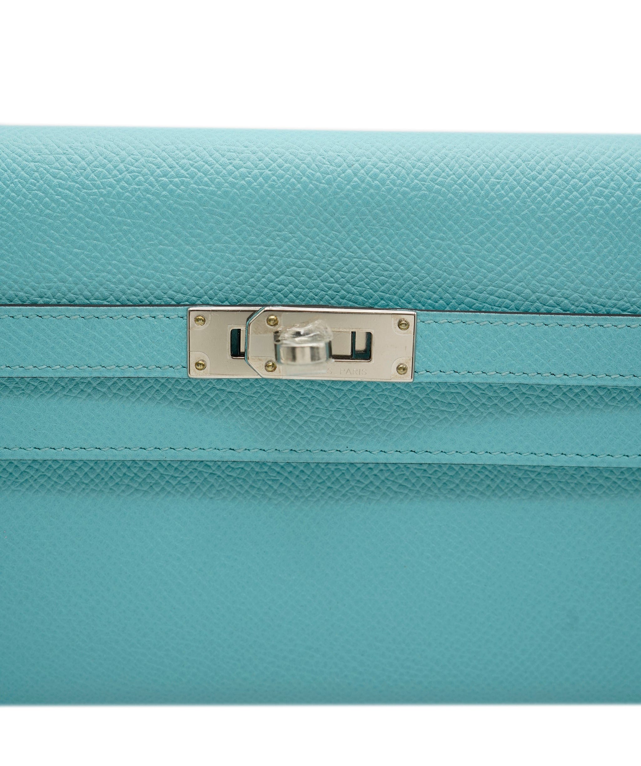 Hermès Hermes blue kelly wallet with PHW  - AJC0502