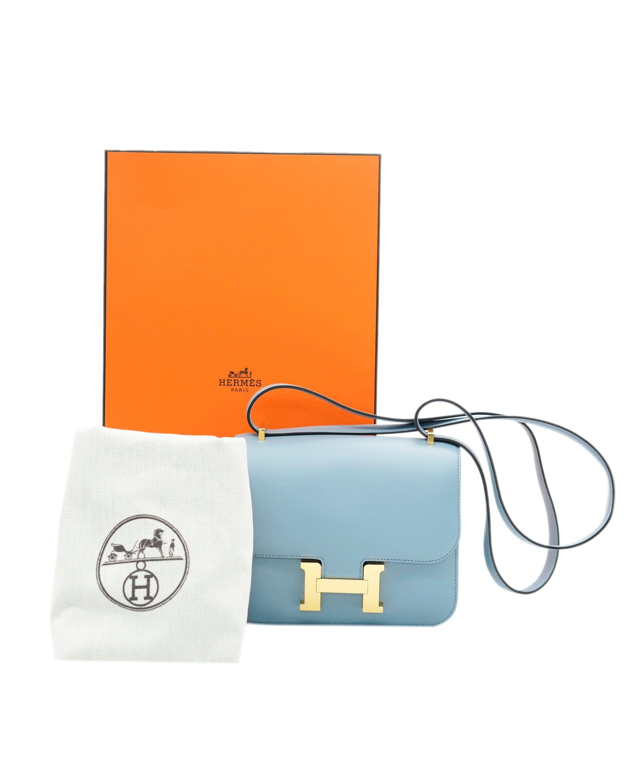 Hermès Hermes Constance 18 Bleu Lin BNIB ALC1600