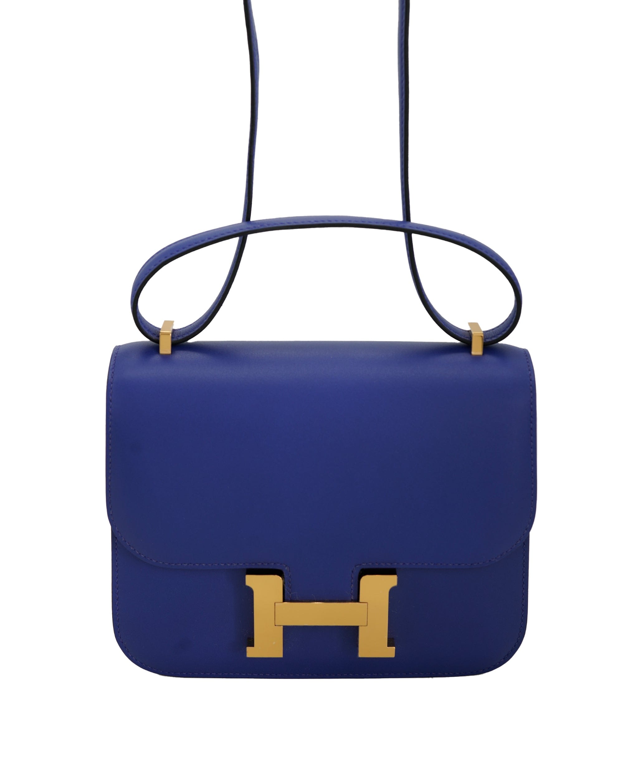 Hermès Hermès Constance 18 Blue Electric Tadelakt PHW ASC4974