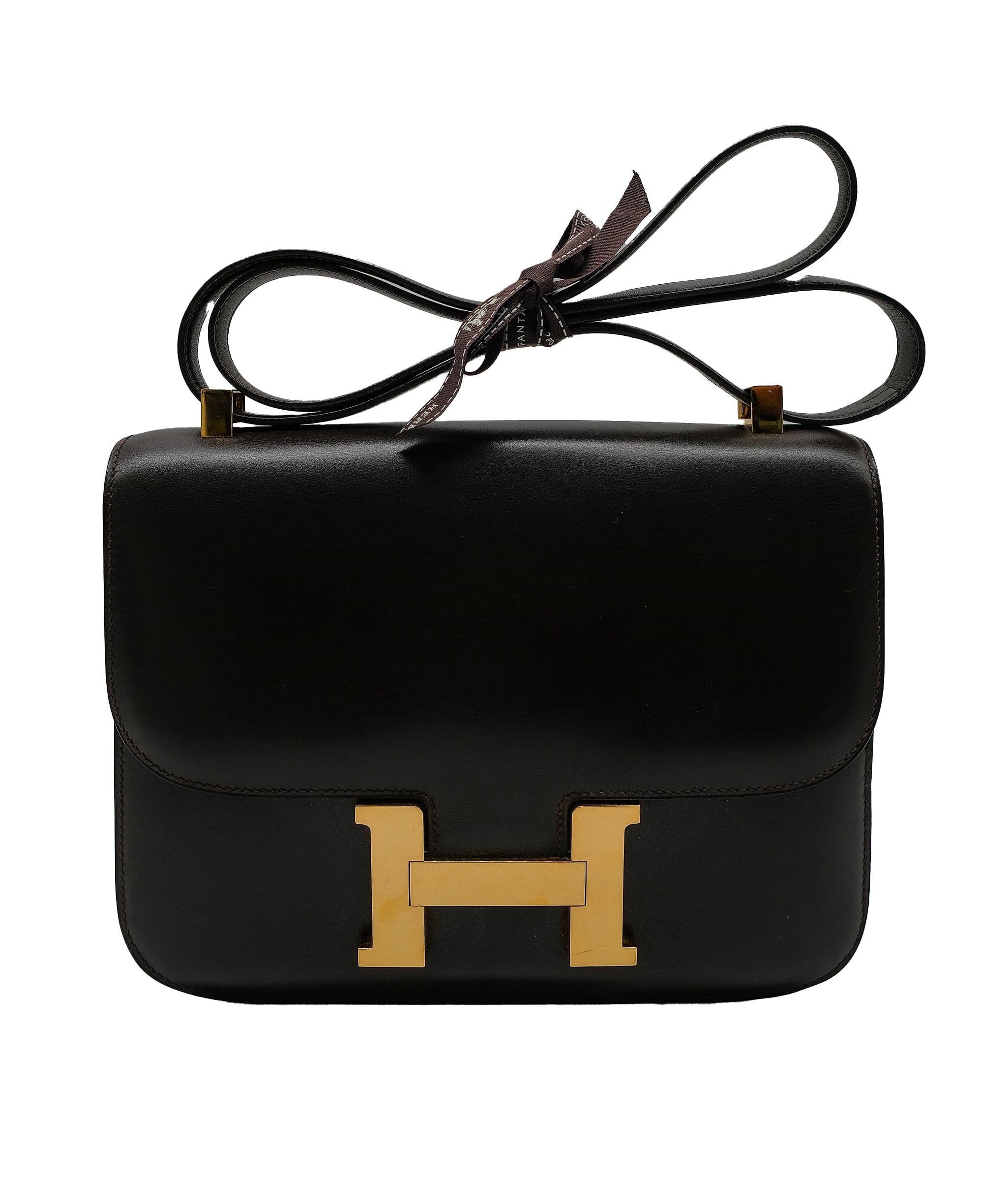 Hermès HERMES Constance boxcalf brown 〇F ASL10314