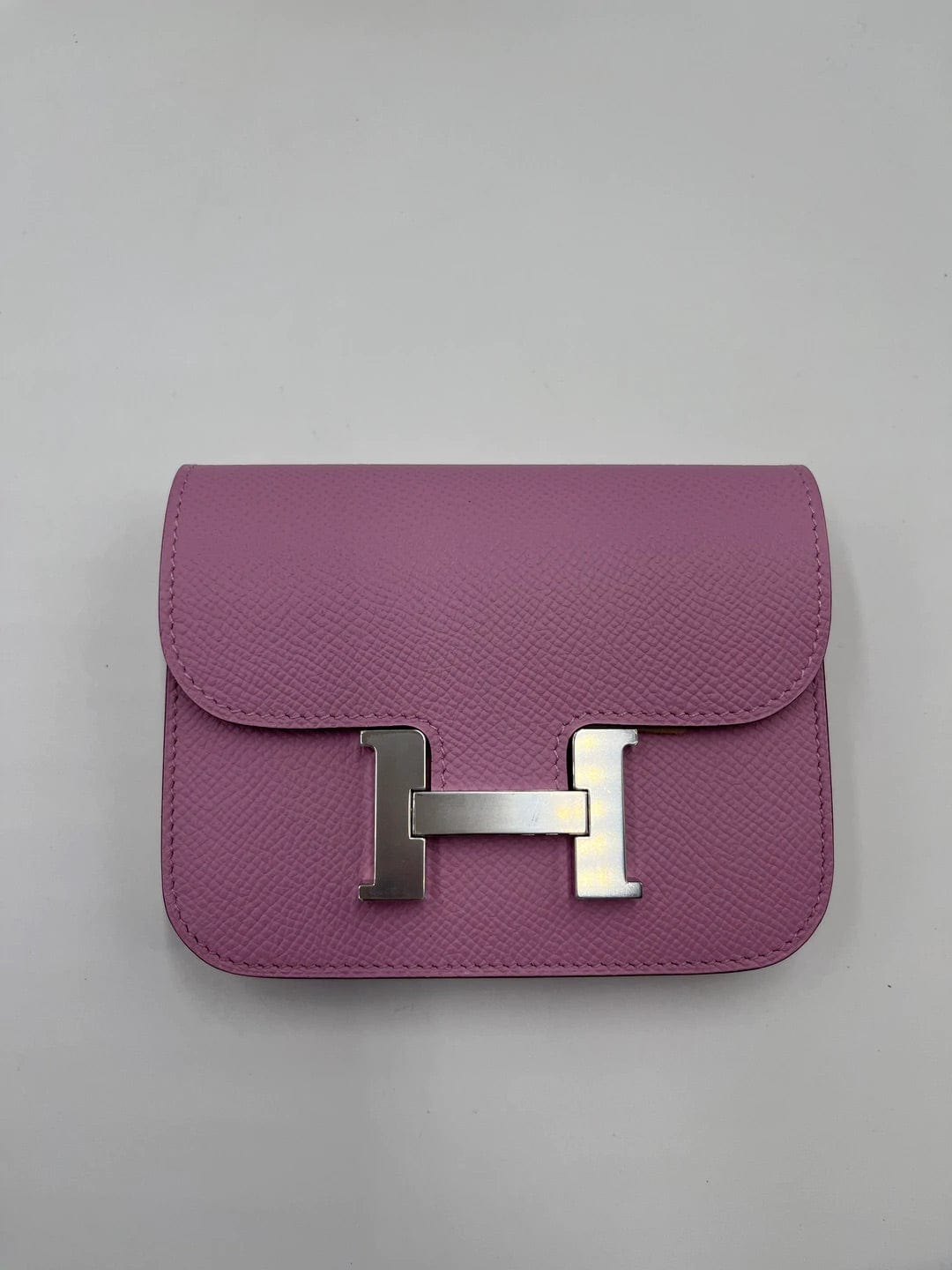 Hermès Hermes constance slim wallet mauve Sylvester