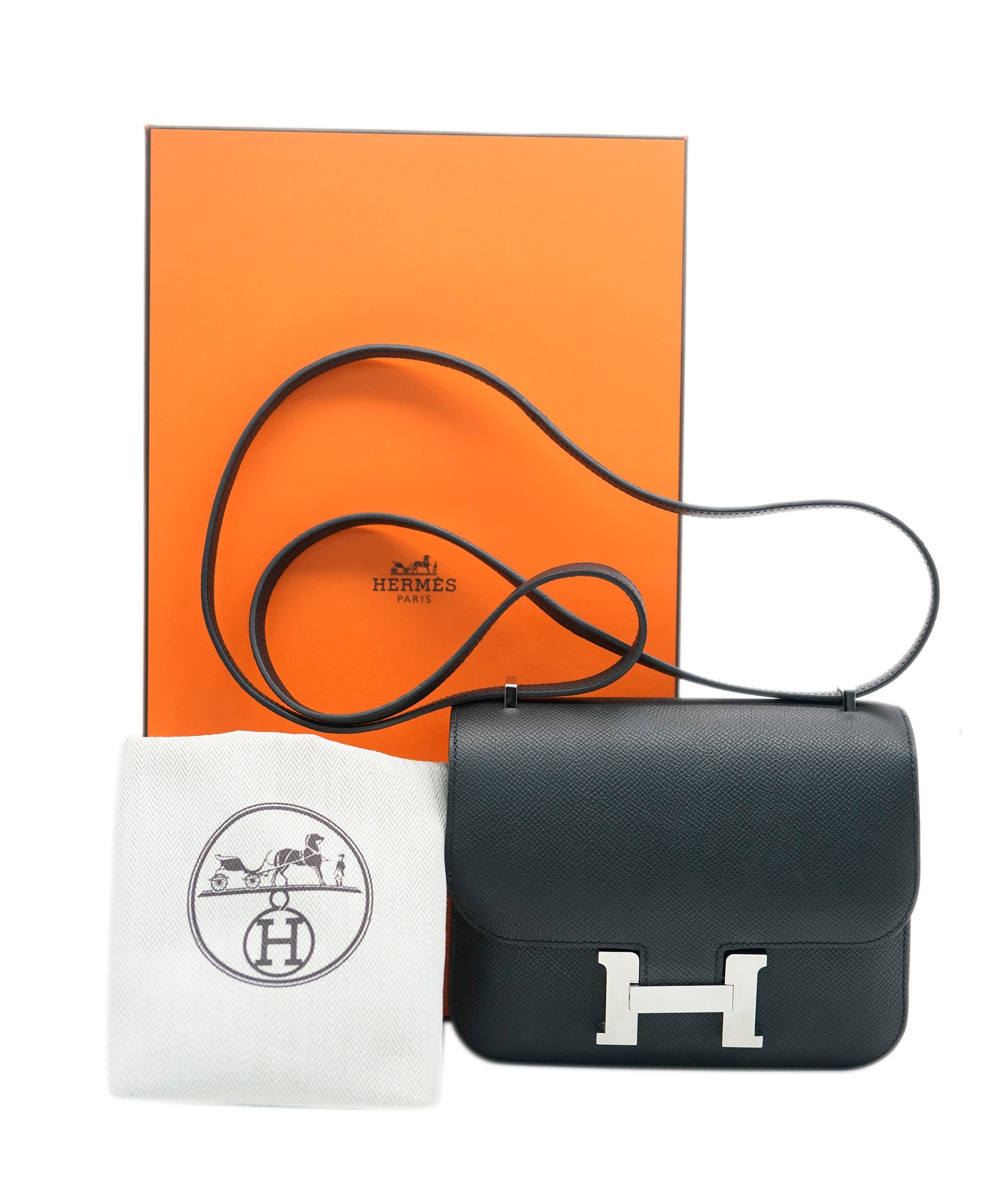 Hermès Hermes Constance Veau Epsom Noir 18 DBXS1026