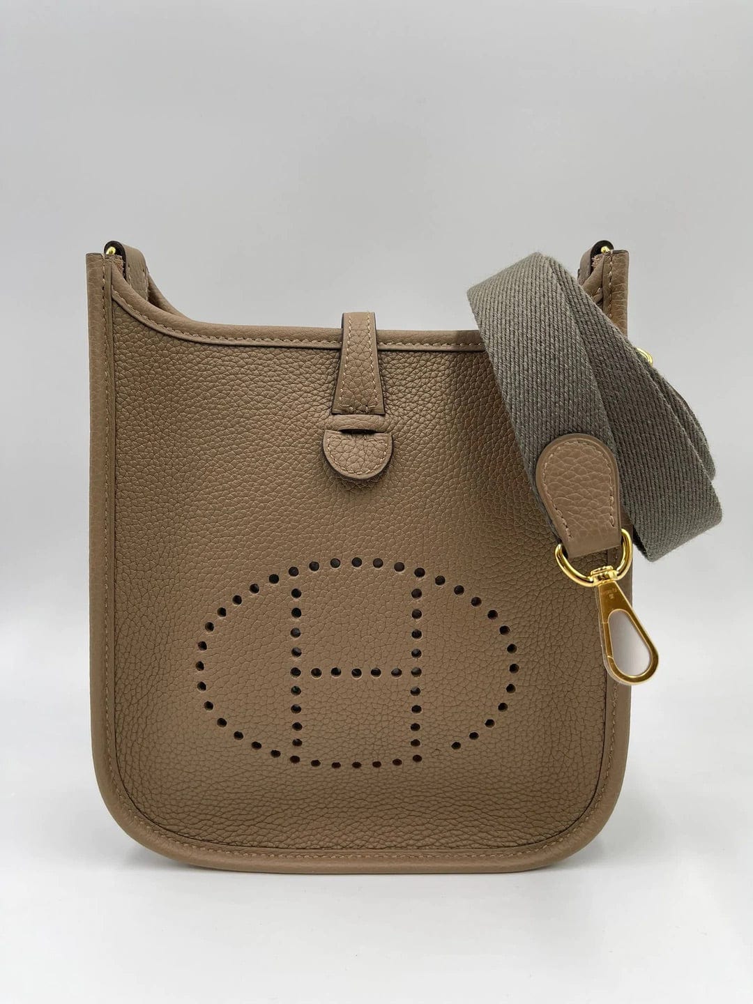 Hermès Hermes Evelyn Beige de Weimar small