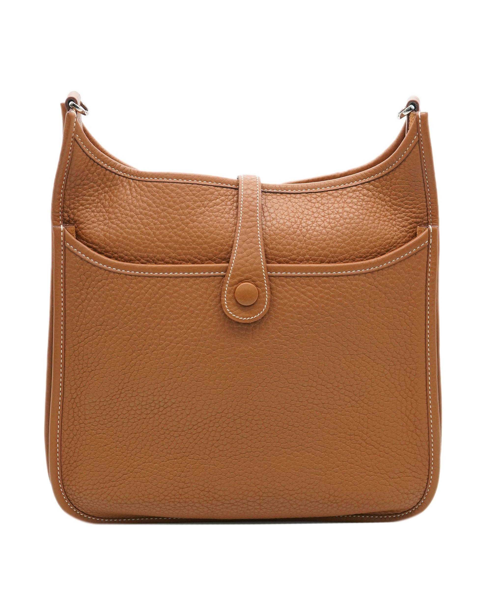 Hermès HERMES EVELYNE PM GOLD TAURILLON CLEMENCE SHOULDER BAG □K 90249063 DBXS0664