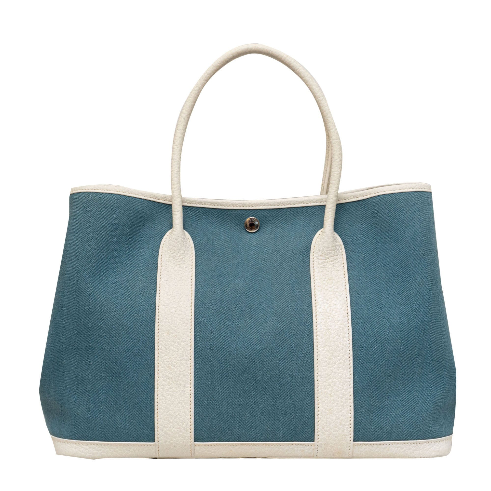 Hermès Hermès Garden Party 36 Blue Canvas SKC-HER52069B