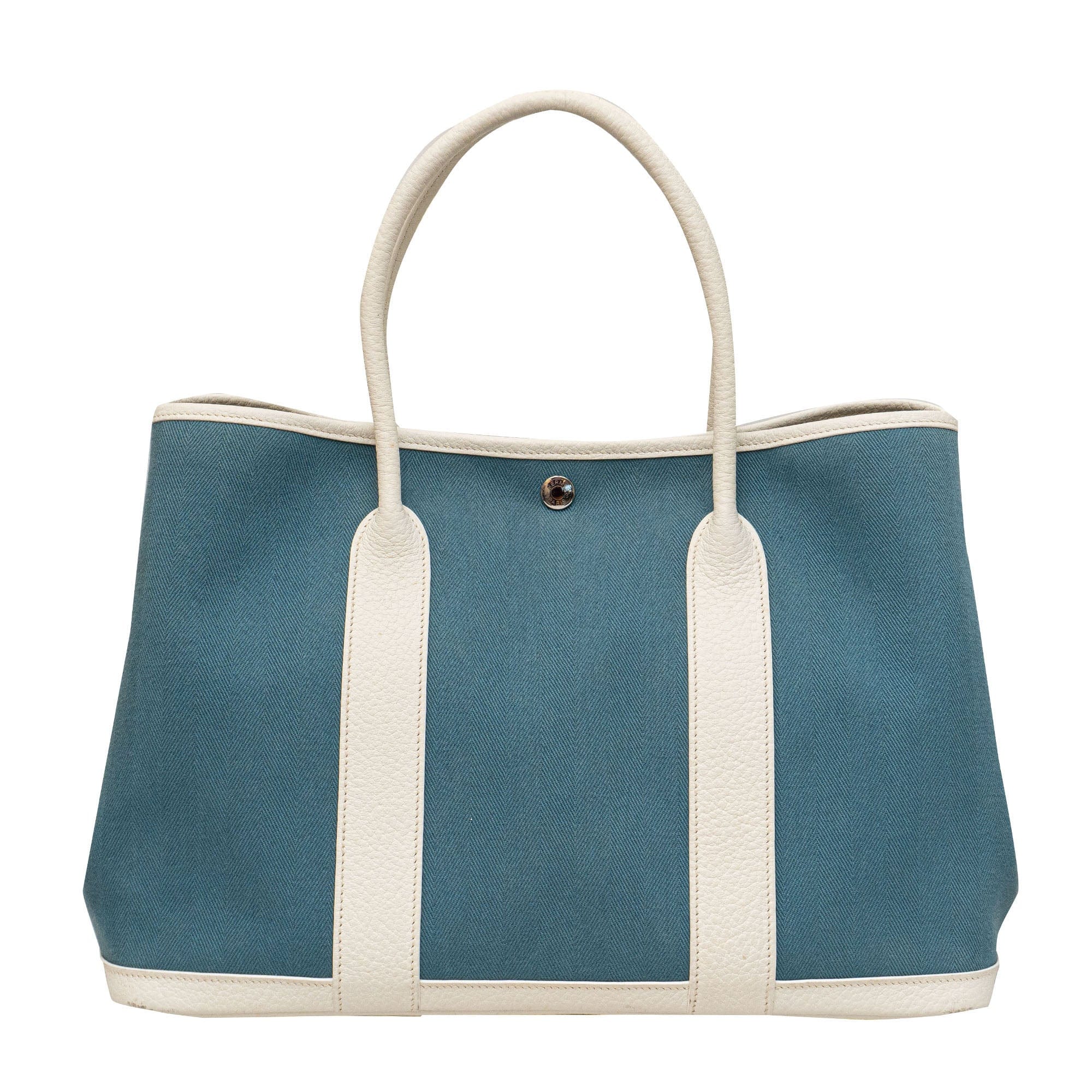 Hermès Hermès Garden Party 36 Blue Canvas SKC-HER52069B