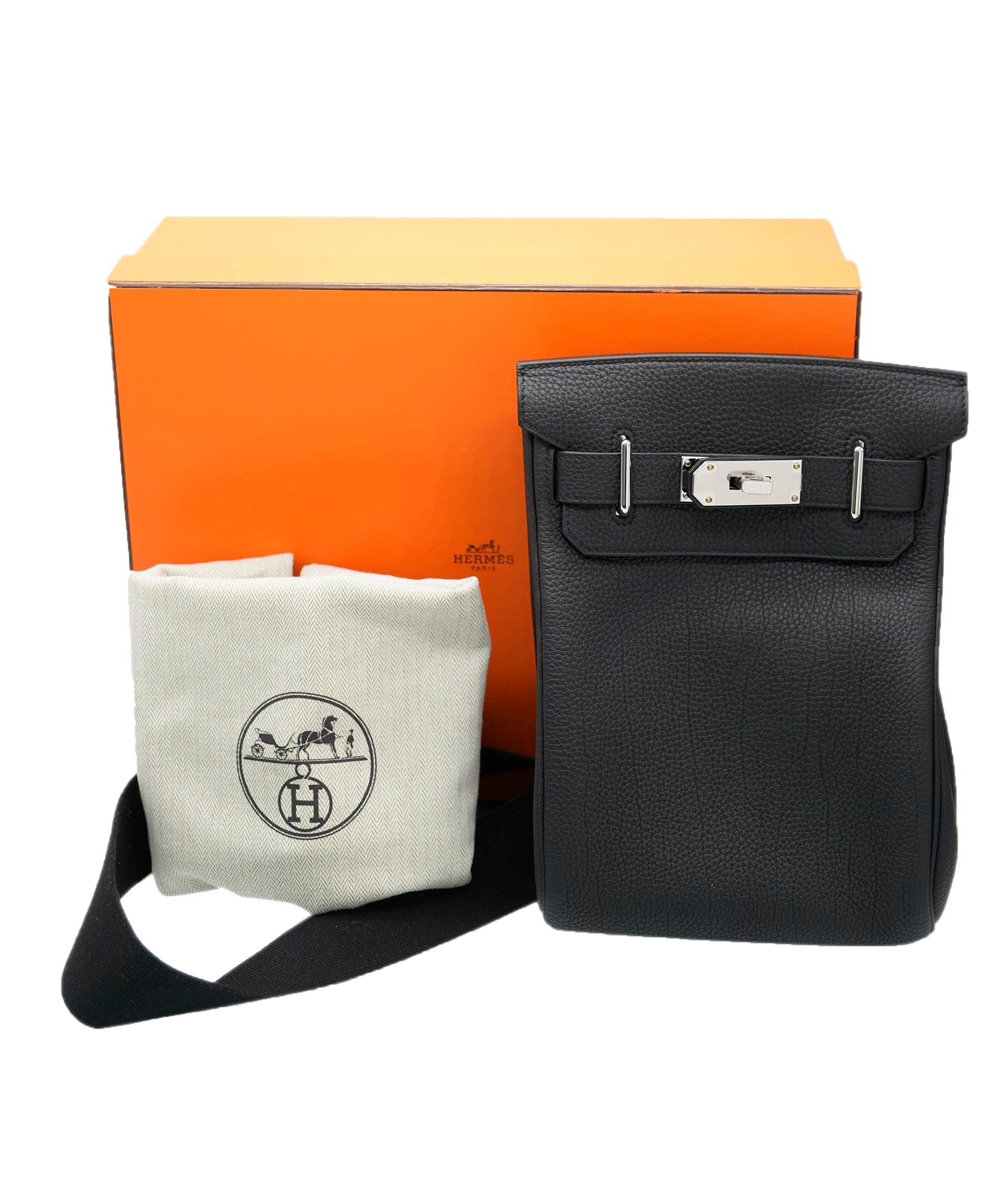 Hermès Hermes Hac a dos PM Black PHW ASL10556