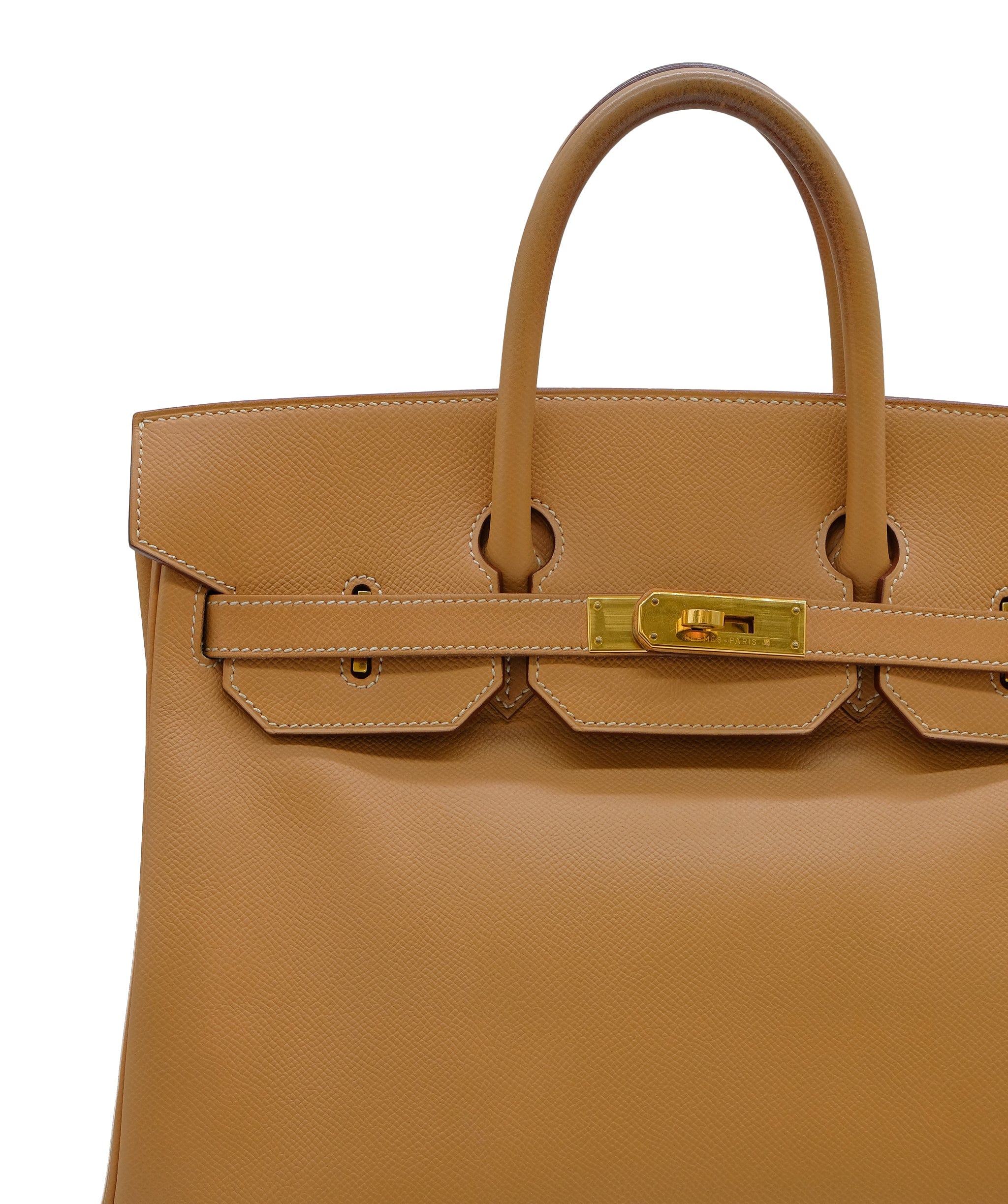 Hermès HERMES HAUT A COURROIES 32 NATURAL COUCHEVEL HAND BAG □B	 DXBS0452