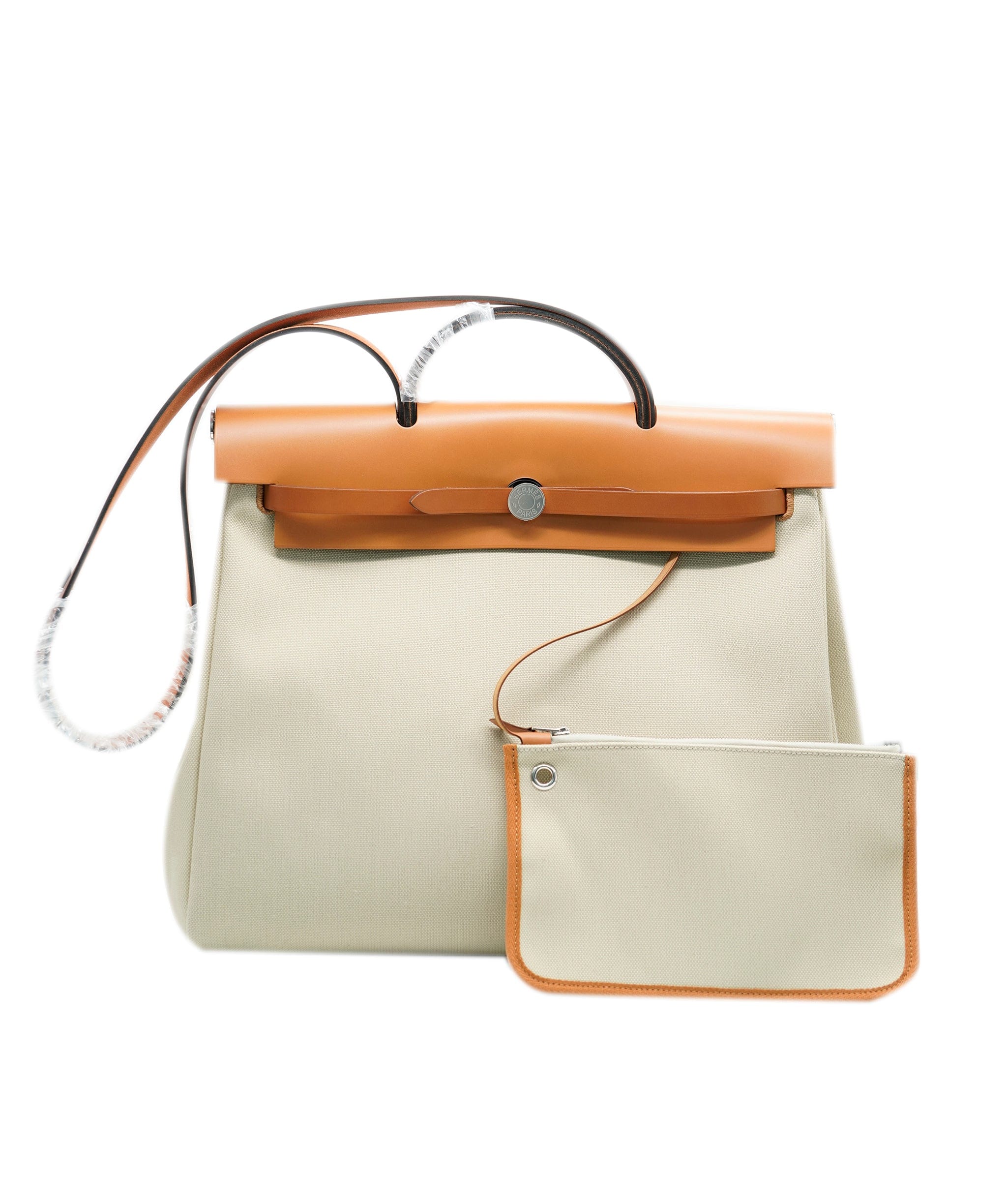 Hermès Hermes Herbag 39 Beige and Tan  ALC0898