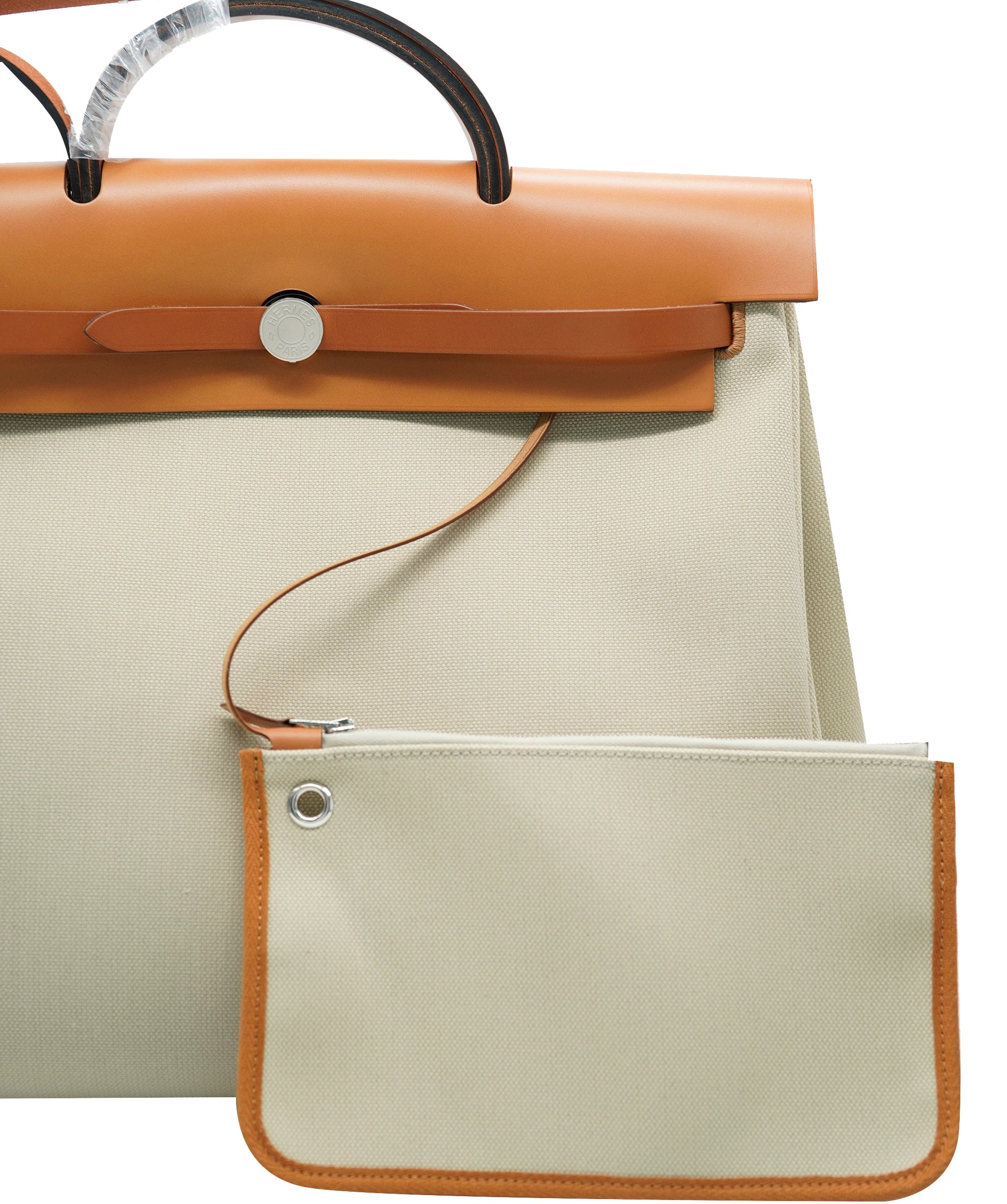 Hermès Hermes Herbag 39 Beige and Tan  ALC0898