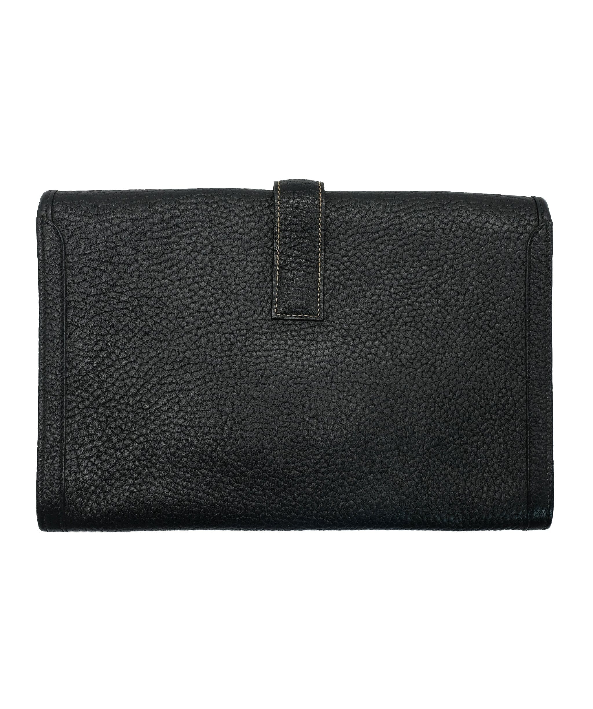 Hermès Hermes Jige Black Clutch RJC2543