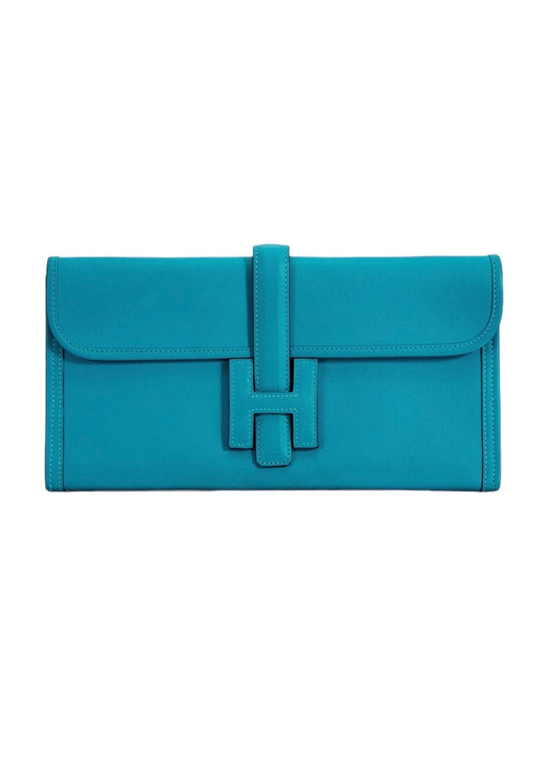 Hermès Hermès Jige Elan Blue Swift #T SKC1779