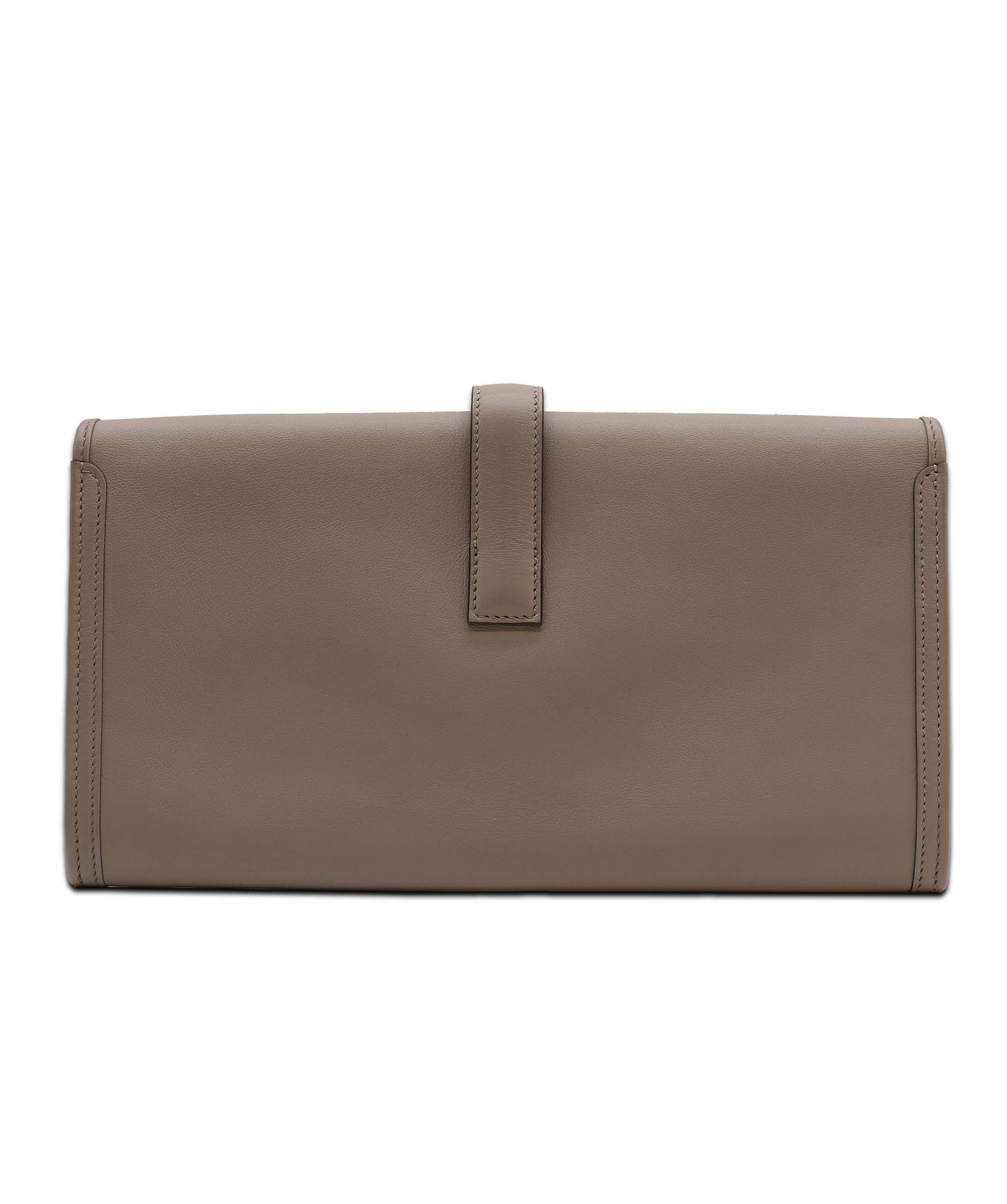 Hermès Hermes Jige Gris A Swift Stamp A DXBS6097