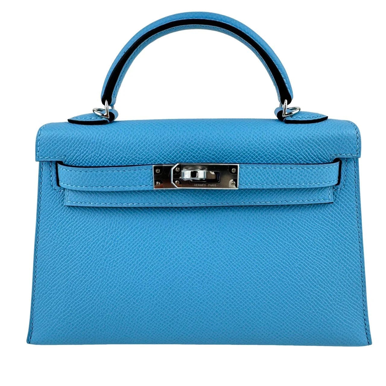 Hermès Hermes Kelly 20 Blue Celeste Epsom PHW #W SKCB-122258