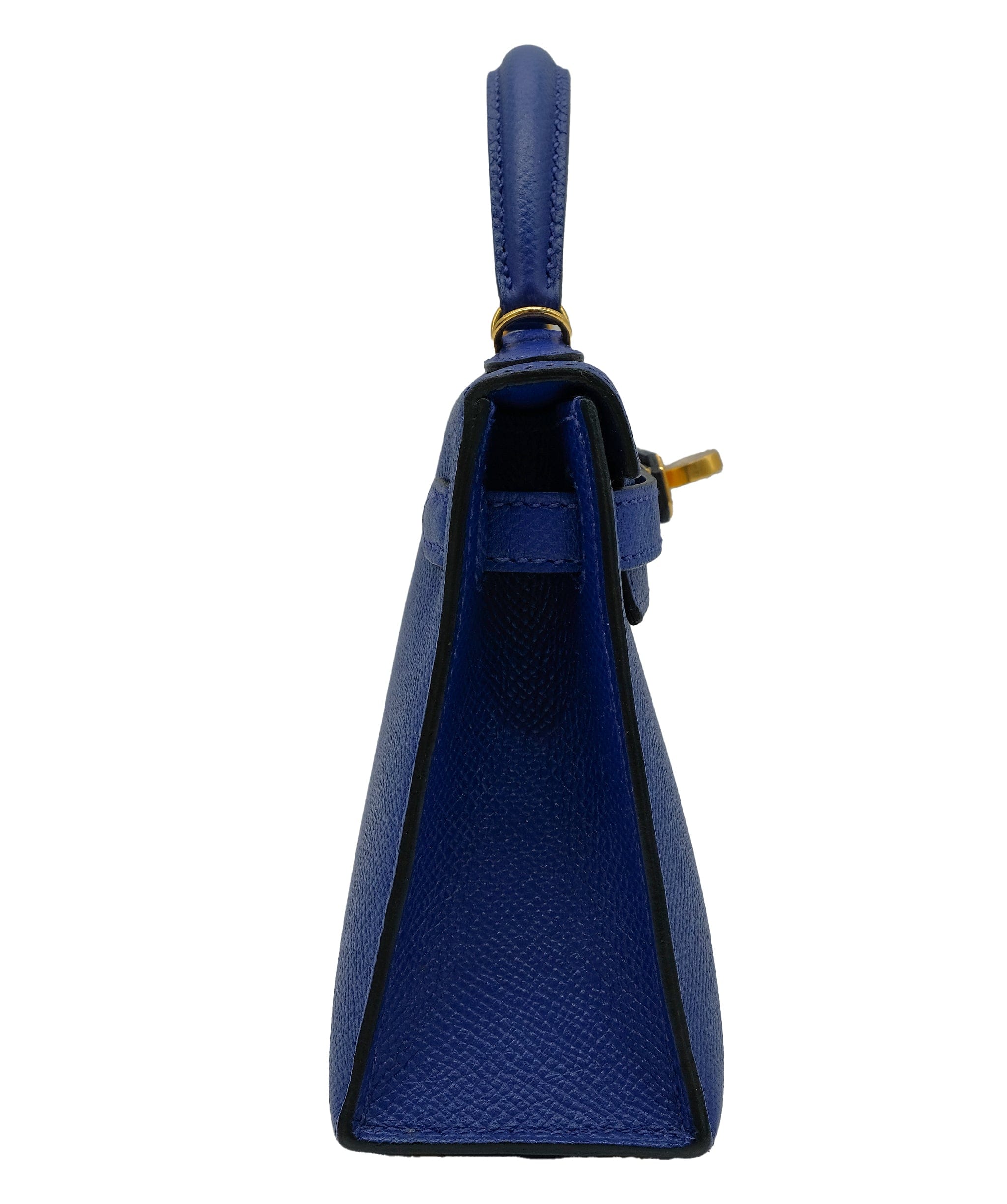 Hermès Hermes Kelly 20 Blue Electric Epsom GHW #C SKC1615