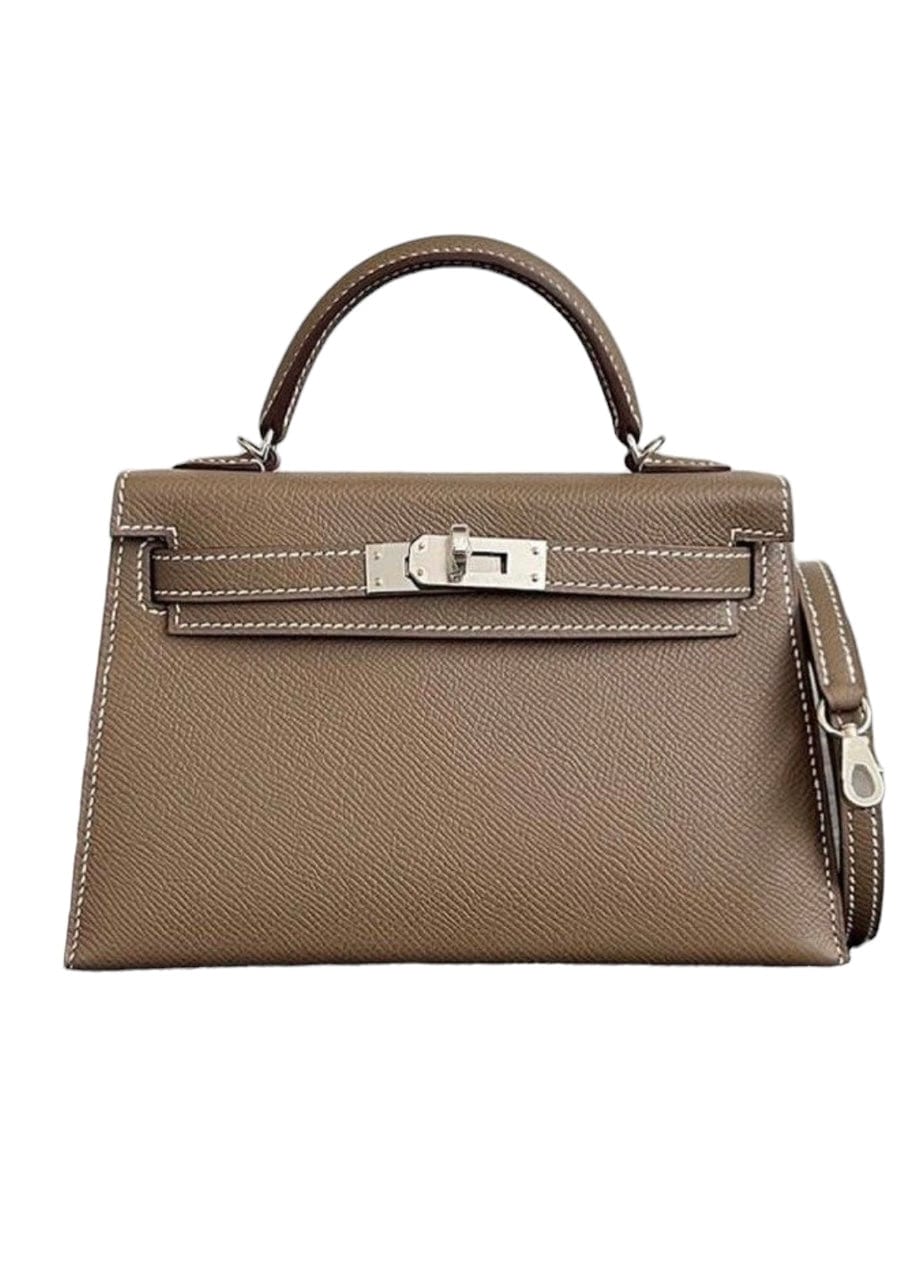 Hermès Hermes Kelly 20 Etoupe Epsom PHW #B SKC1752