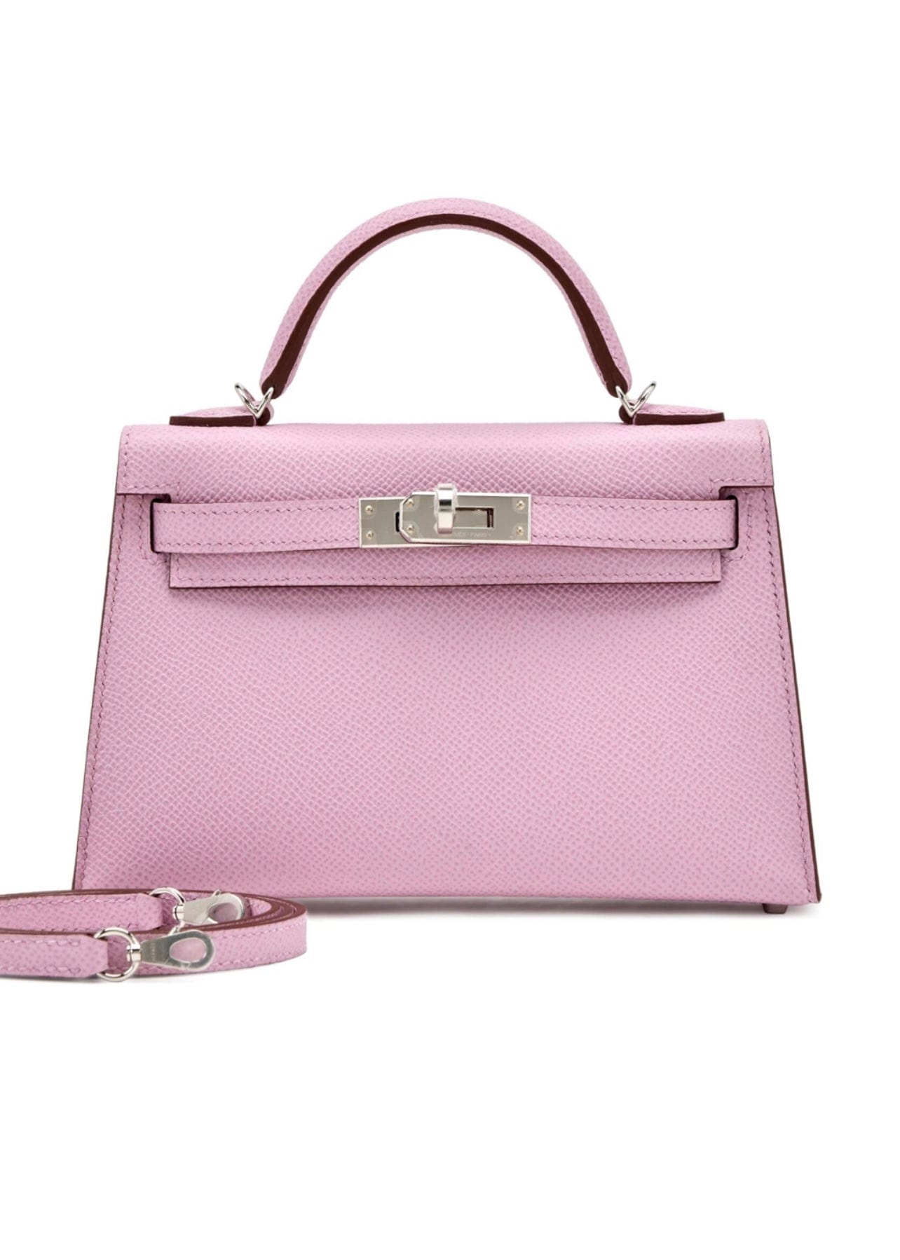 Hermès Hermes Kelly 20 Mauve Sylvestre Epsom PHW #Z SKC1582