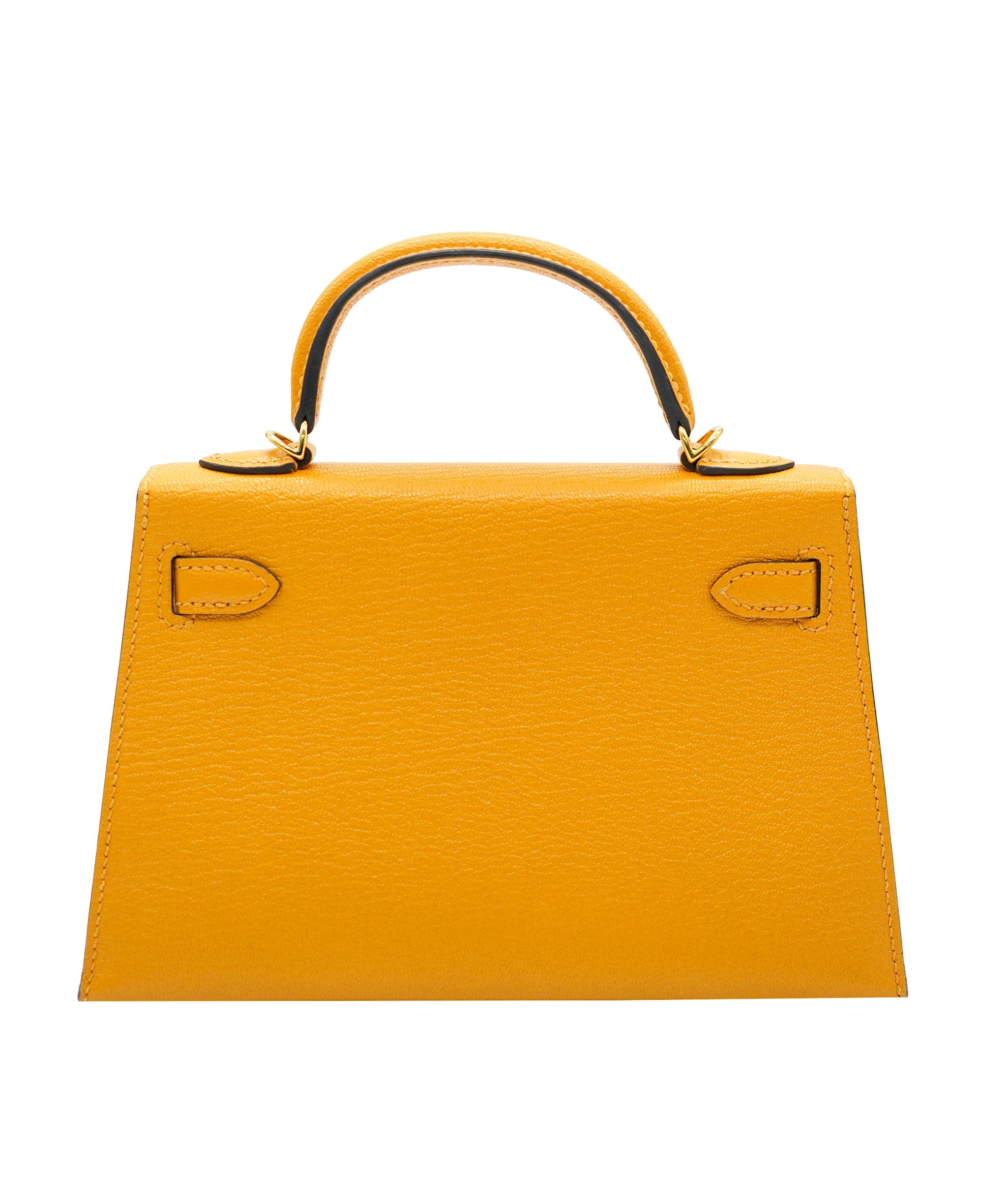 Hermès Hermes Kelly 20 Moutard Chevre GHW #A SKC1589