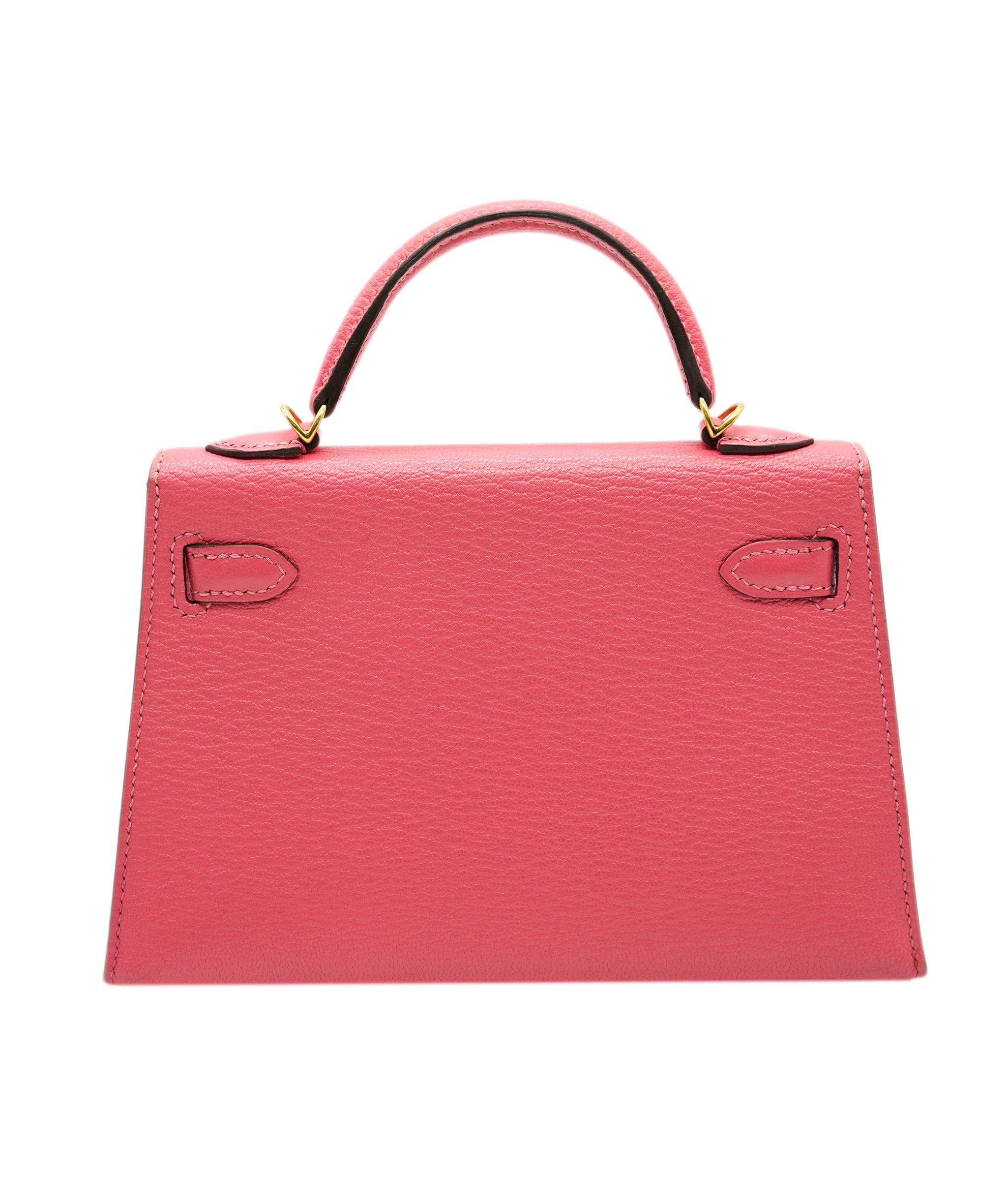 Hermès Hermes Kelly 20 Rose Lipstick Chevre GHW #A SKC1526