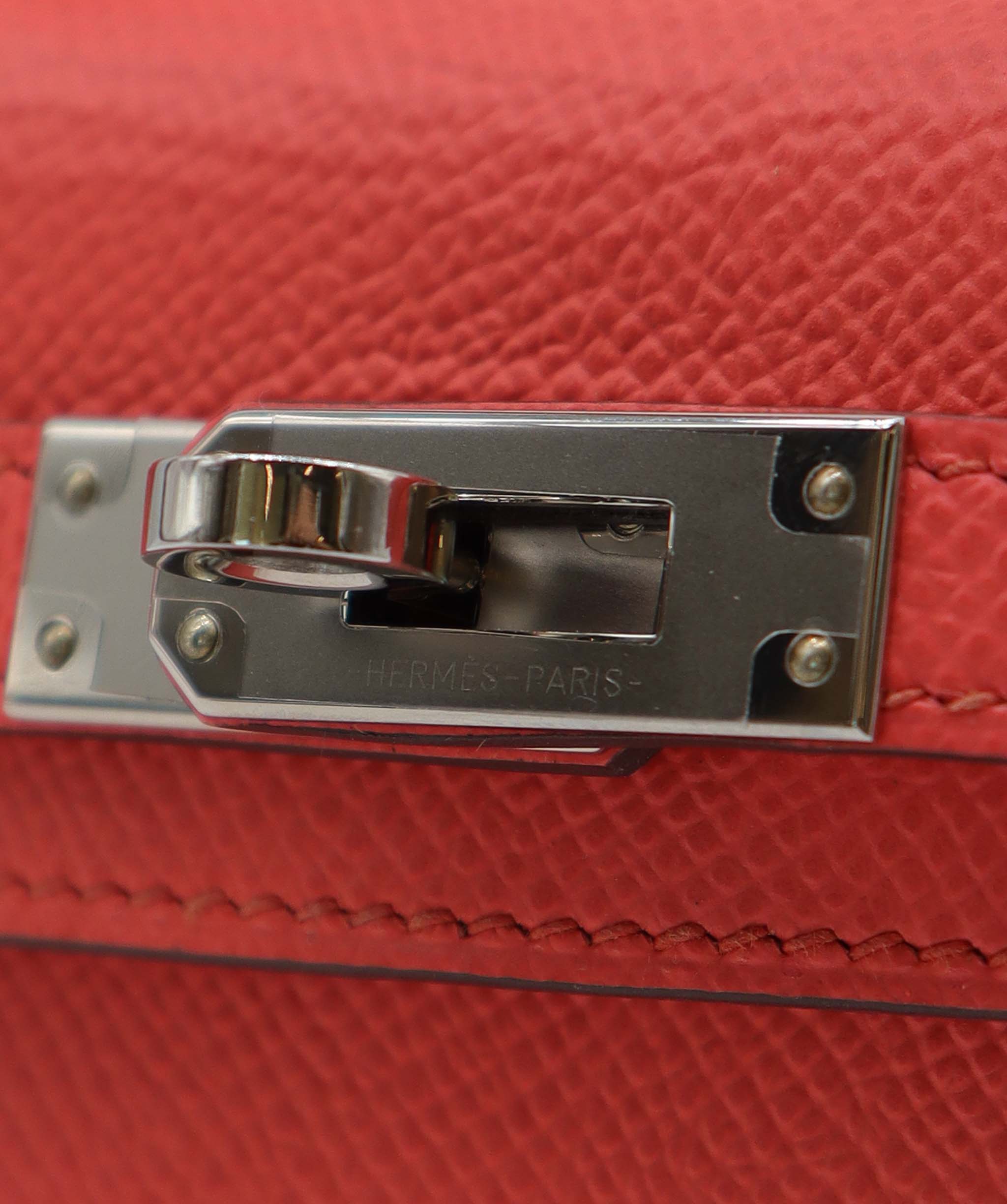 Hermès Hermes Kelly 20 Rose Texas Epsom PHW #Z DXBS3787 YEAR 2021