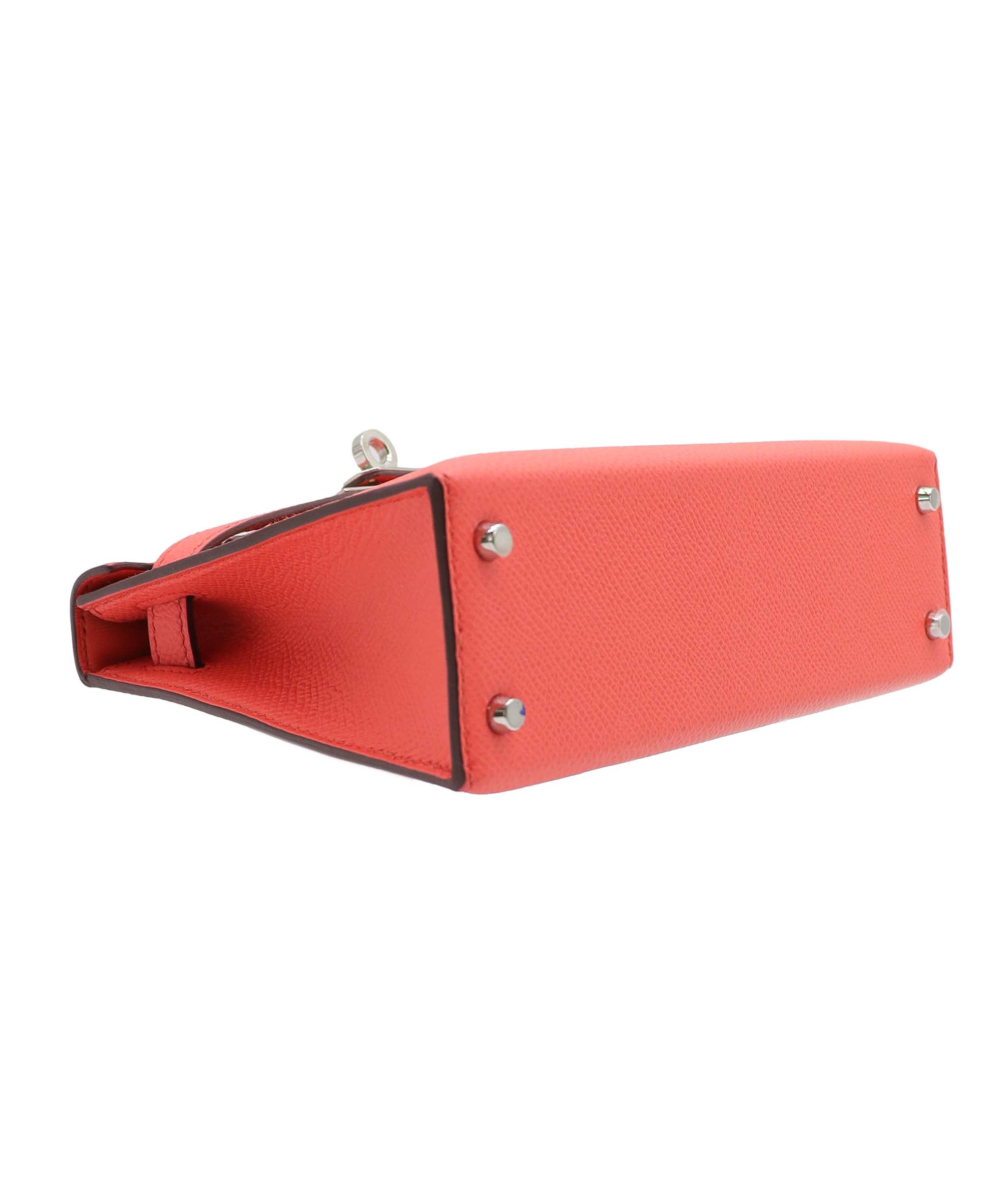 Hermès Hermes Kelly 20 Rose Texas Epsom PHW #Z DXBS3787 YEAR 2021