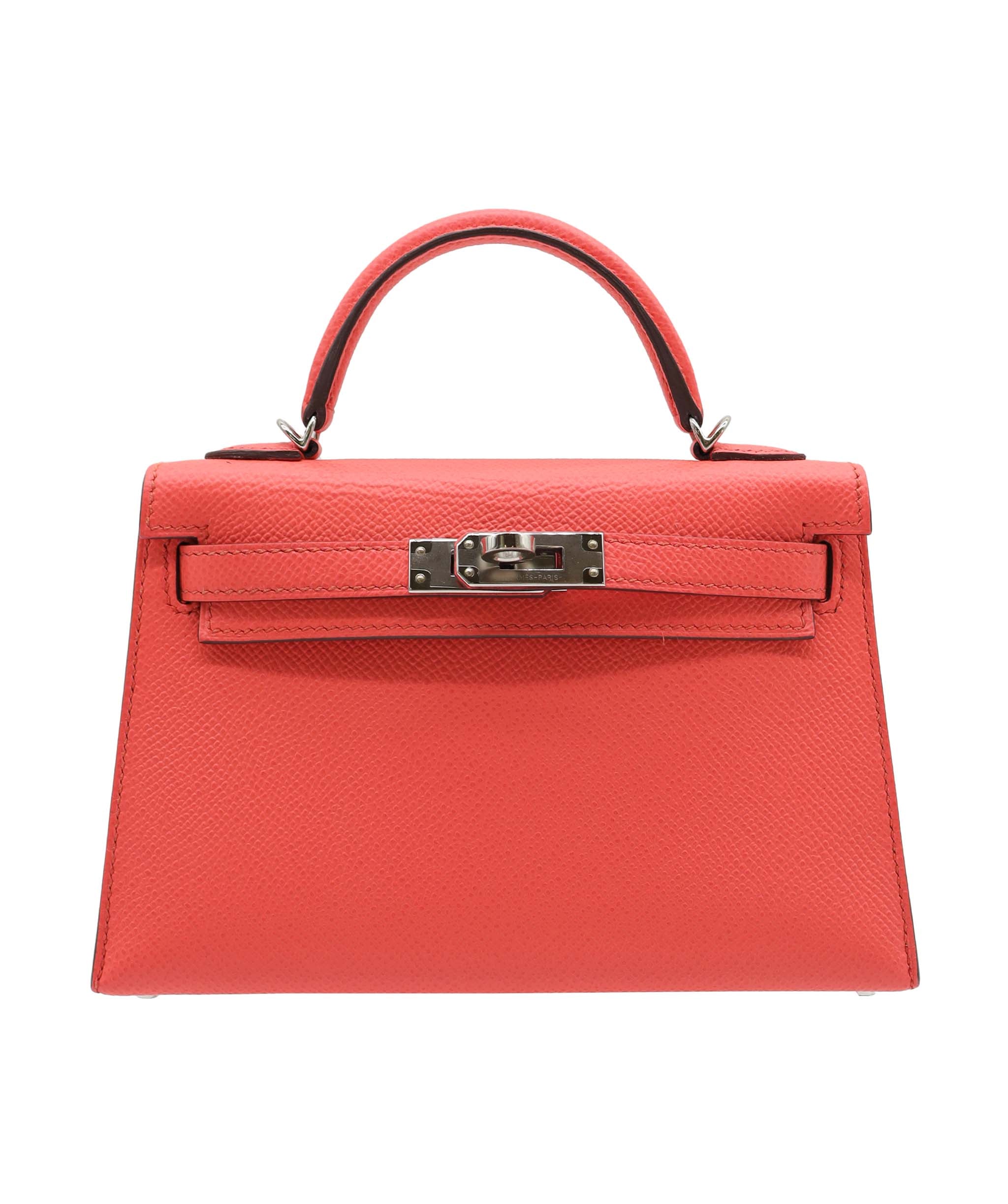 Hermès Hermes Kelly 20 Rose Texas Epsom PHW #Z DXBS3787 YEAR 2021