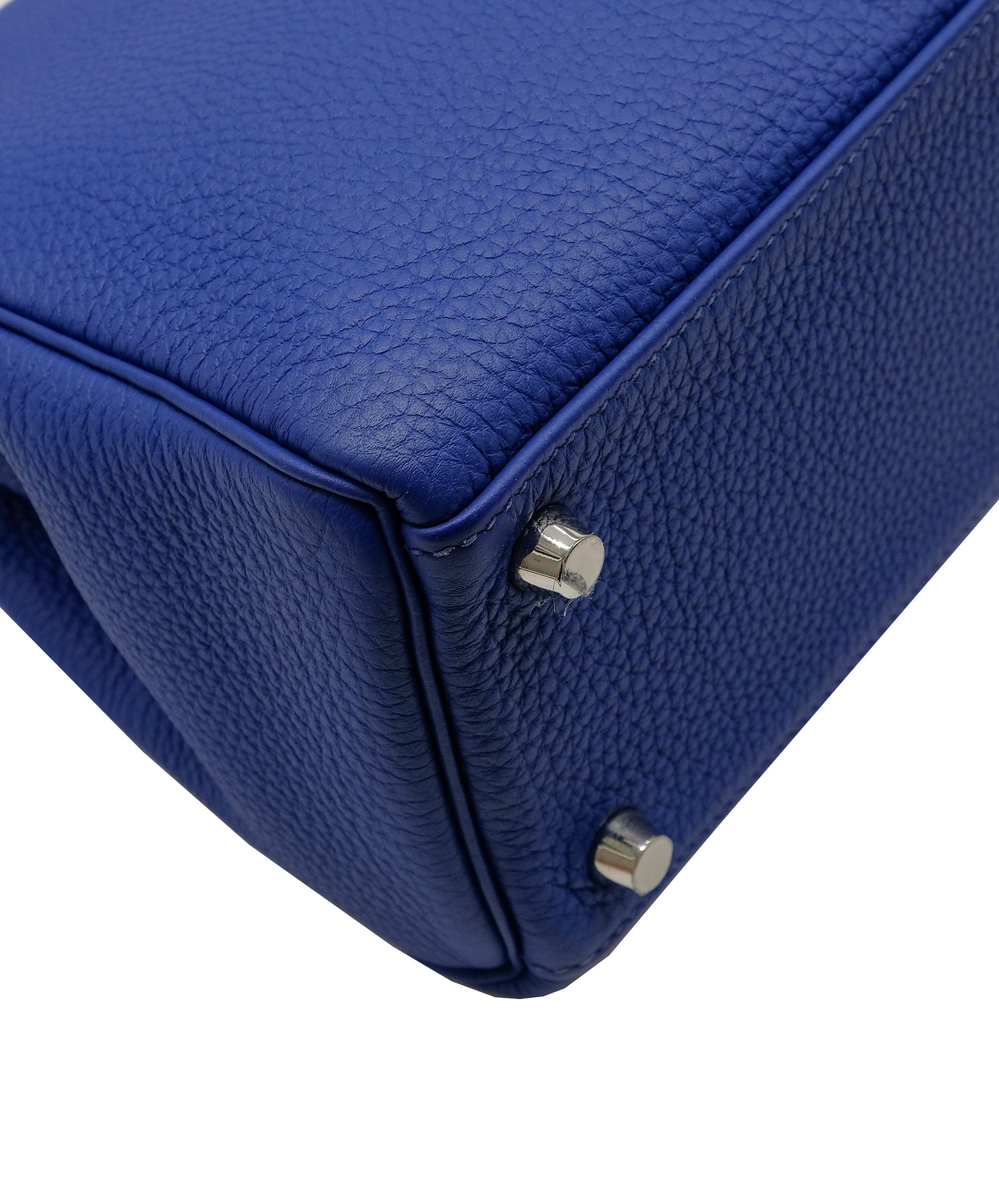 Hermès Hermès Kelly 25 Blue Electric Togo PHW #T SKC1689