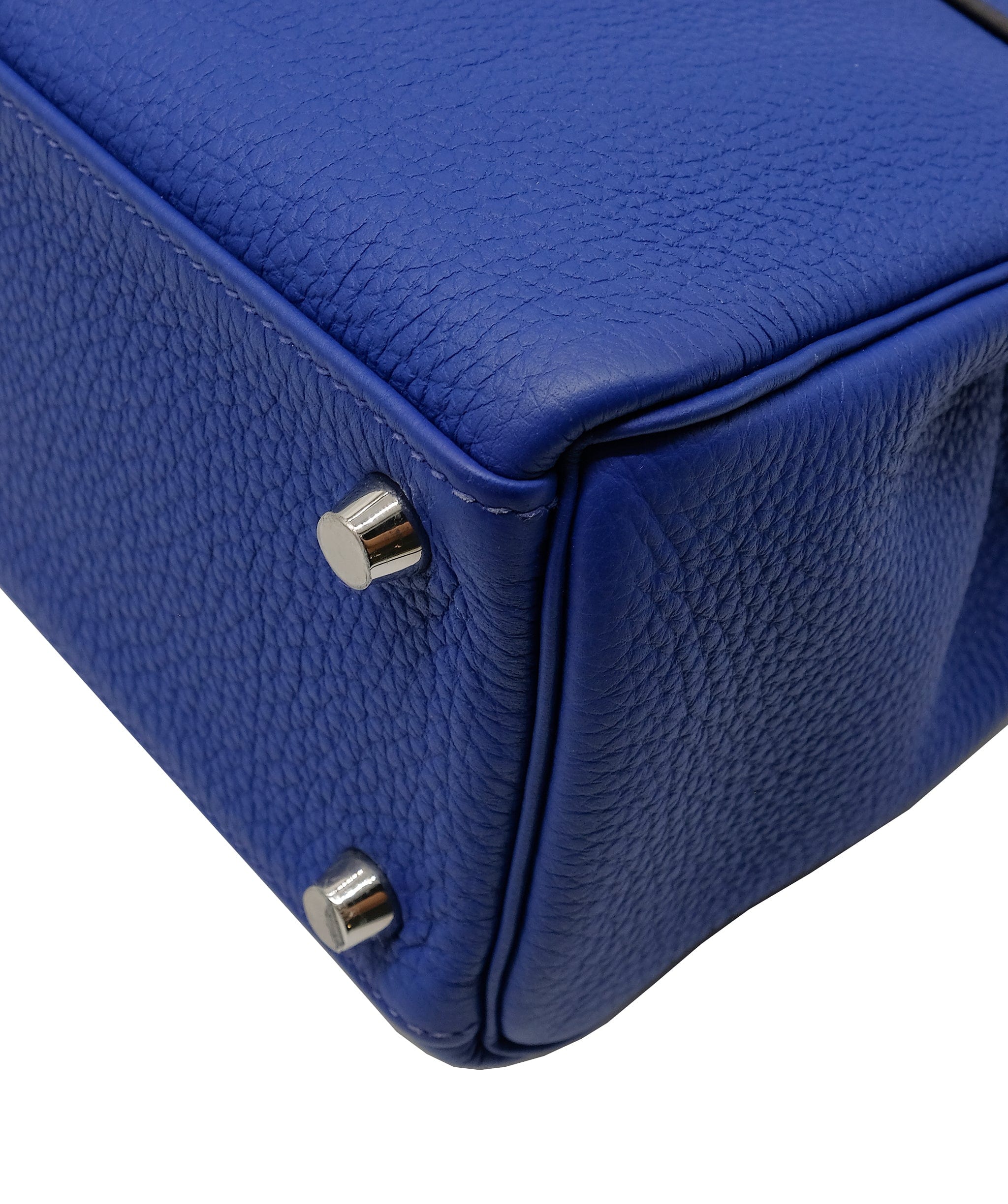 Hermès Hermès Kelly 25 Blue Electric Togo PHW #T SKC1689