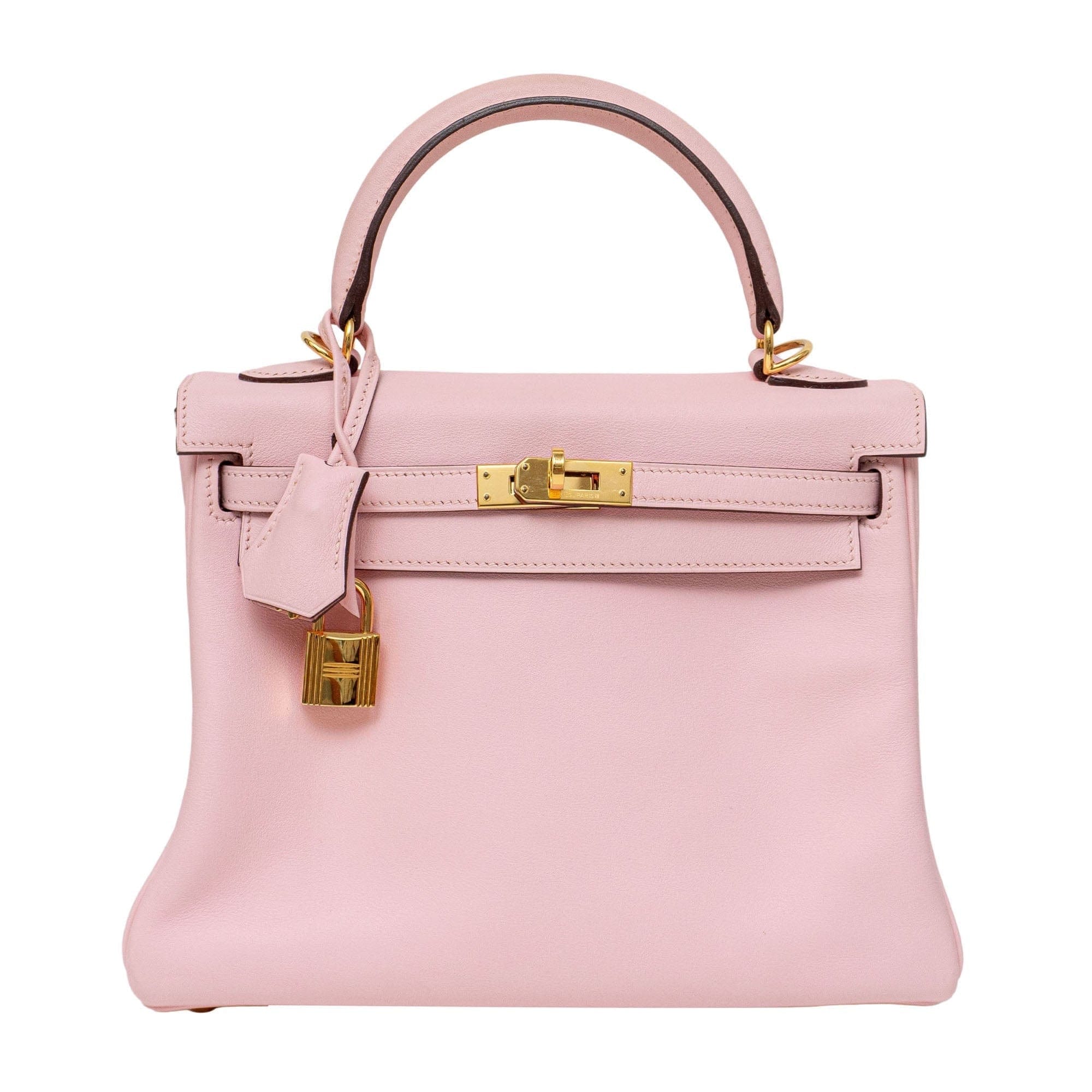 Hermès Hermes Kelly 25 Rose Sakura Swift GHW #T SKC1690