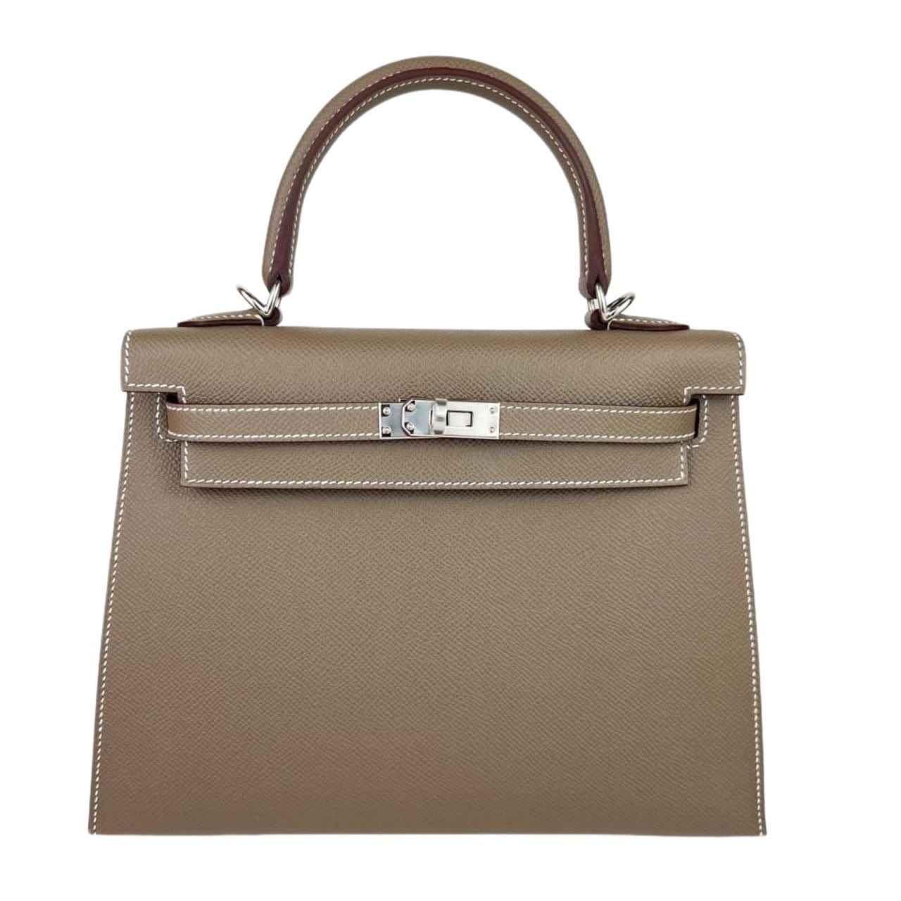 Hermès Hermes Kelly 25 Sellier Etoupe Epsom PHW #B SKCB-075295