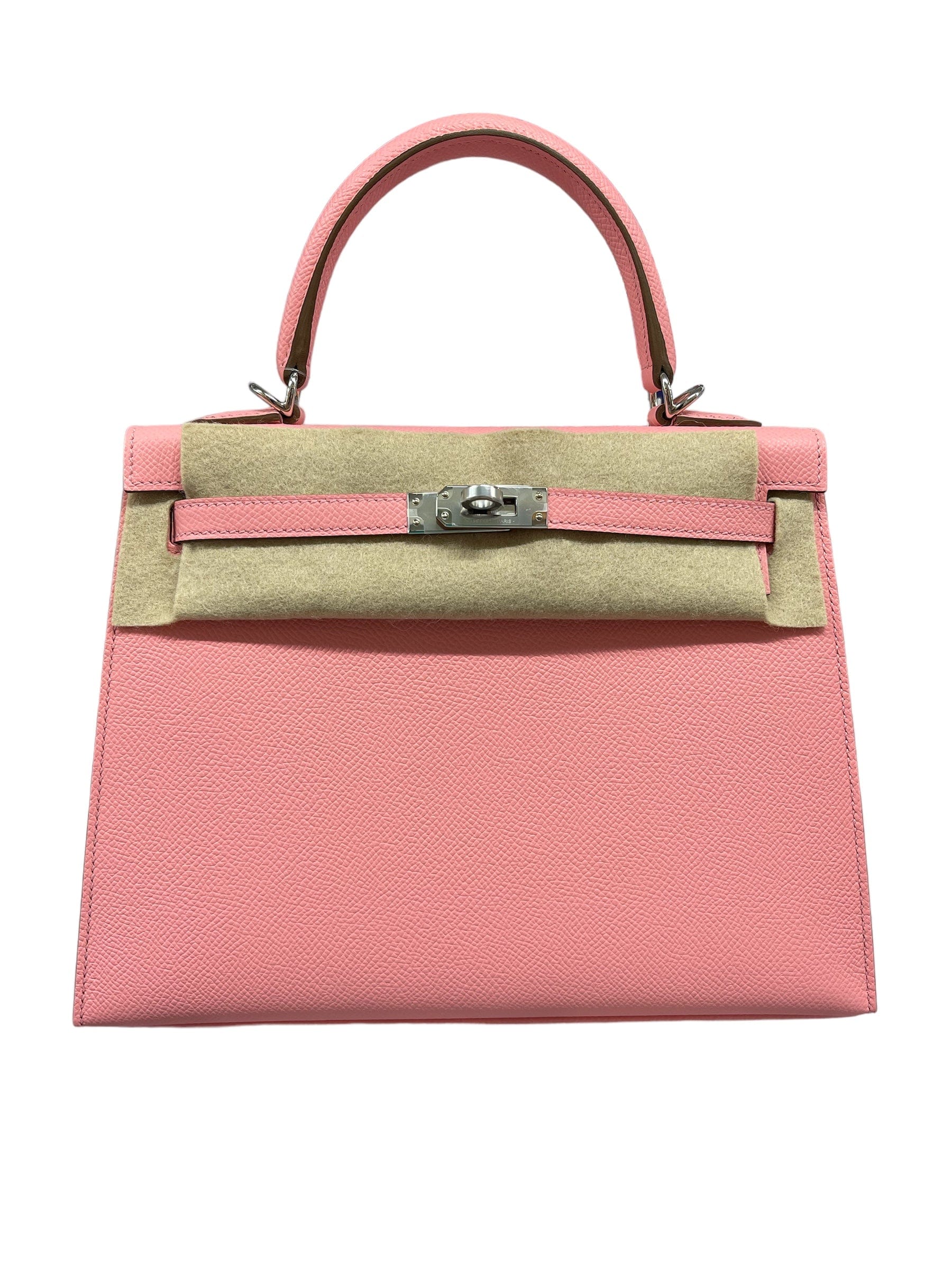 Hermès Hermes Kelly 25 Sellier Rose Confetti Epsom PHW #U SKCB-072859