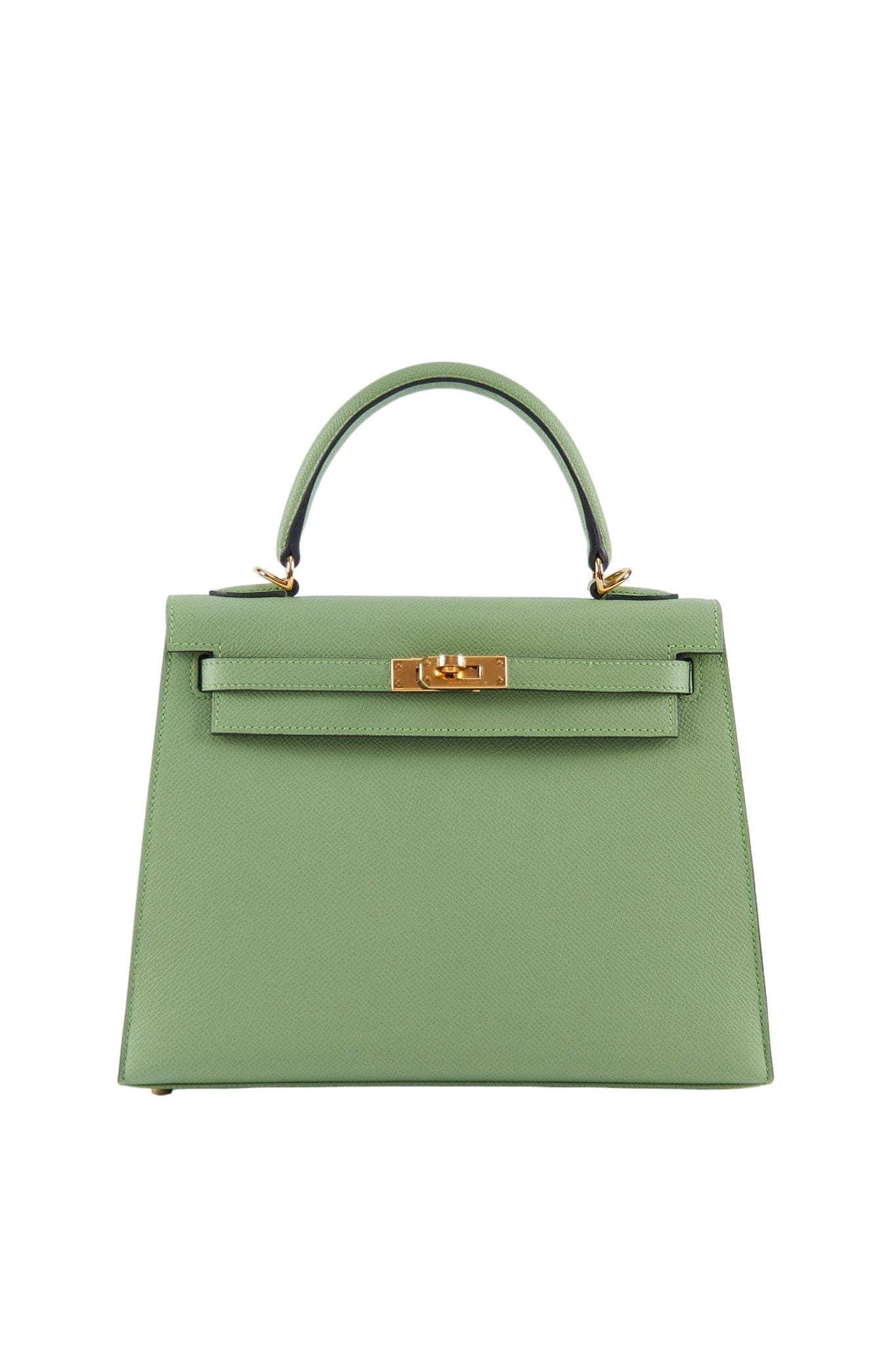 Hermès Hermès Kelly 25 Vert Criquet Epsom GHW #U SKCB-093990