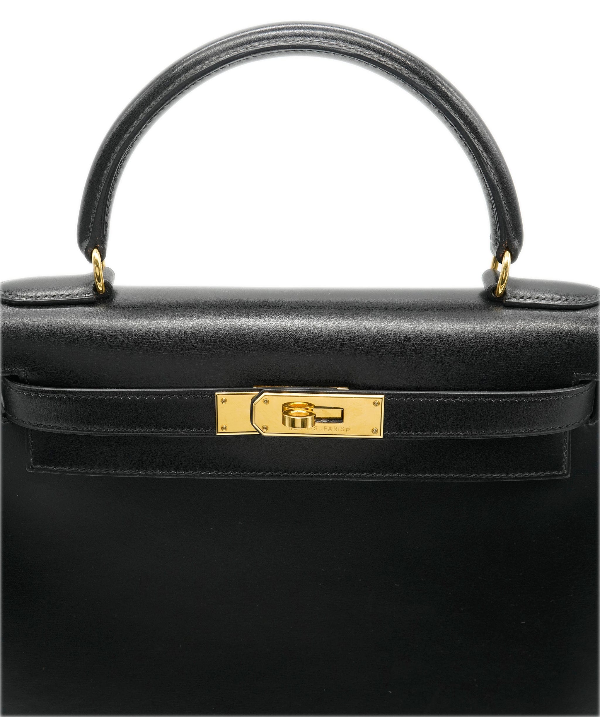 Hermès Hermès Kelly 28 Black Box with GHW - ASL10263