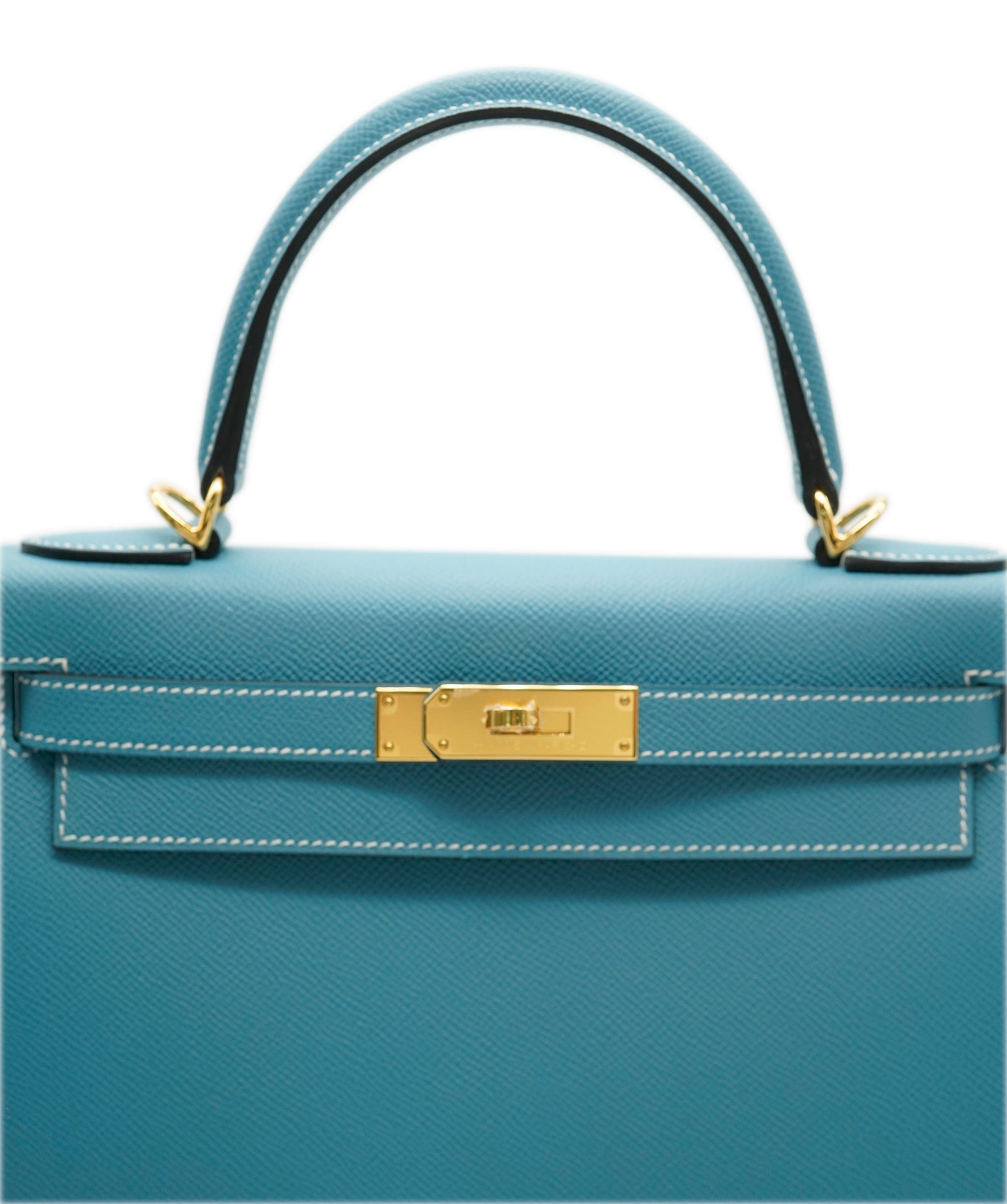 Hermès Hermes Kelly 28 Blue Jeans  ALL0612