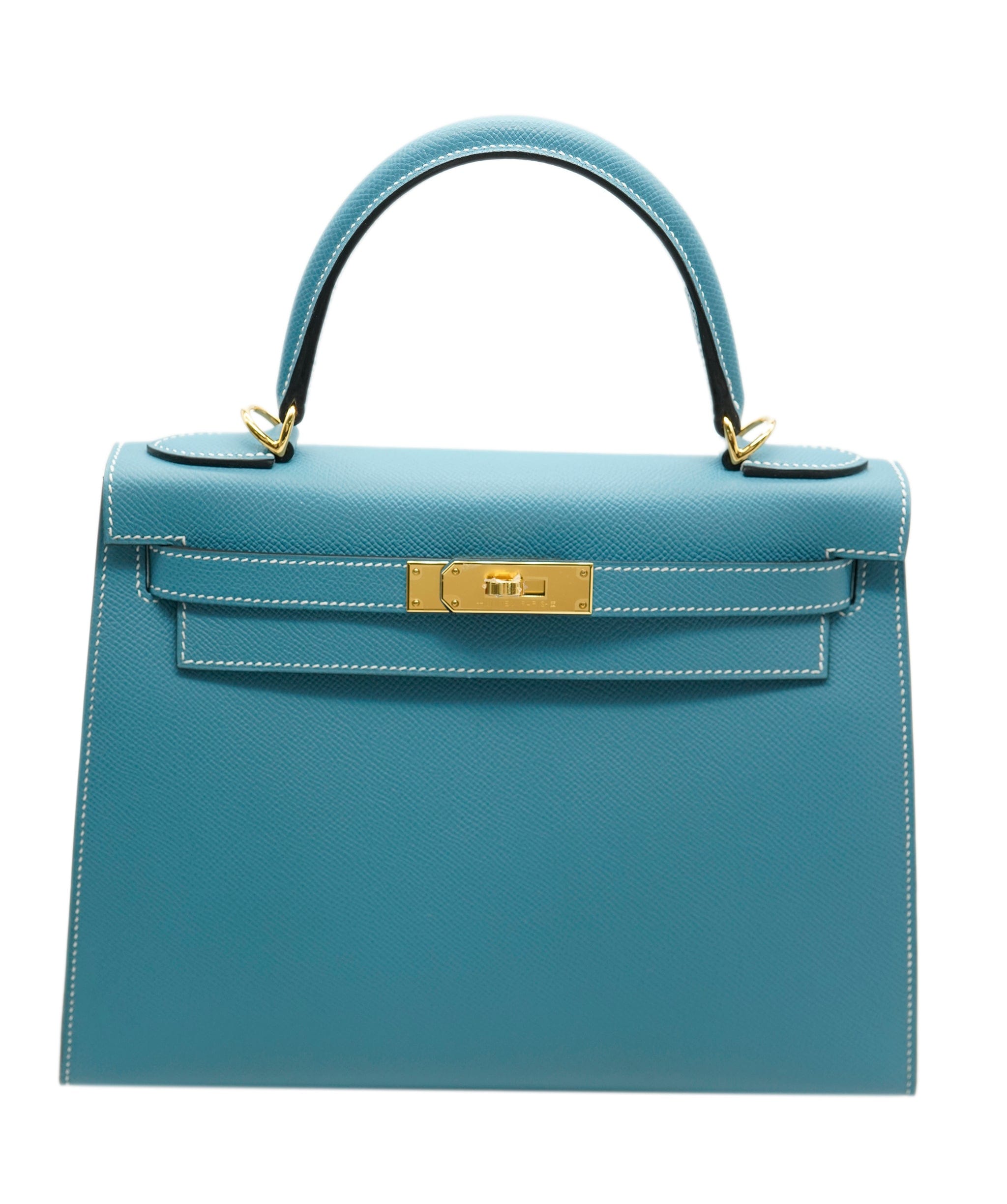 Hermès Hermes Kelly 28 Blue Jeans  ALL0612