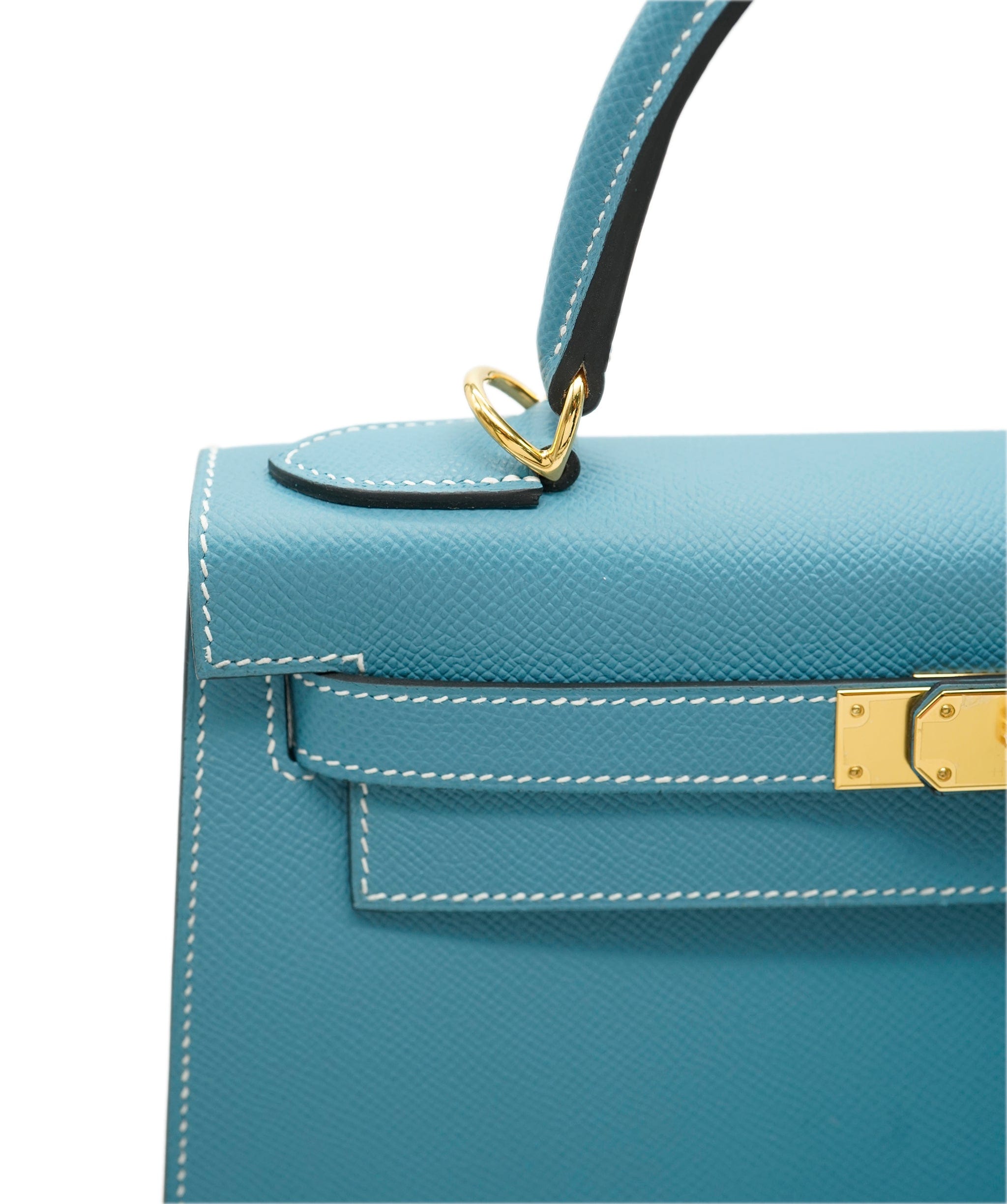 Hermès Hermes Kelly 28 Blue Jeans  ALL0612