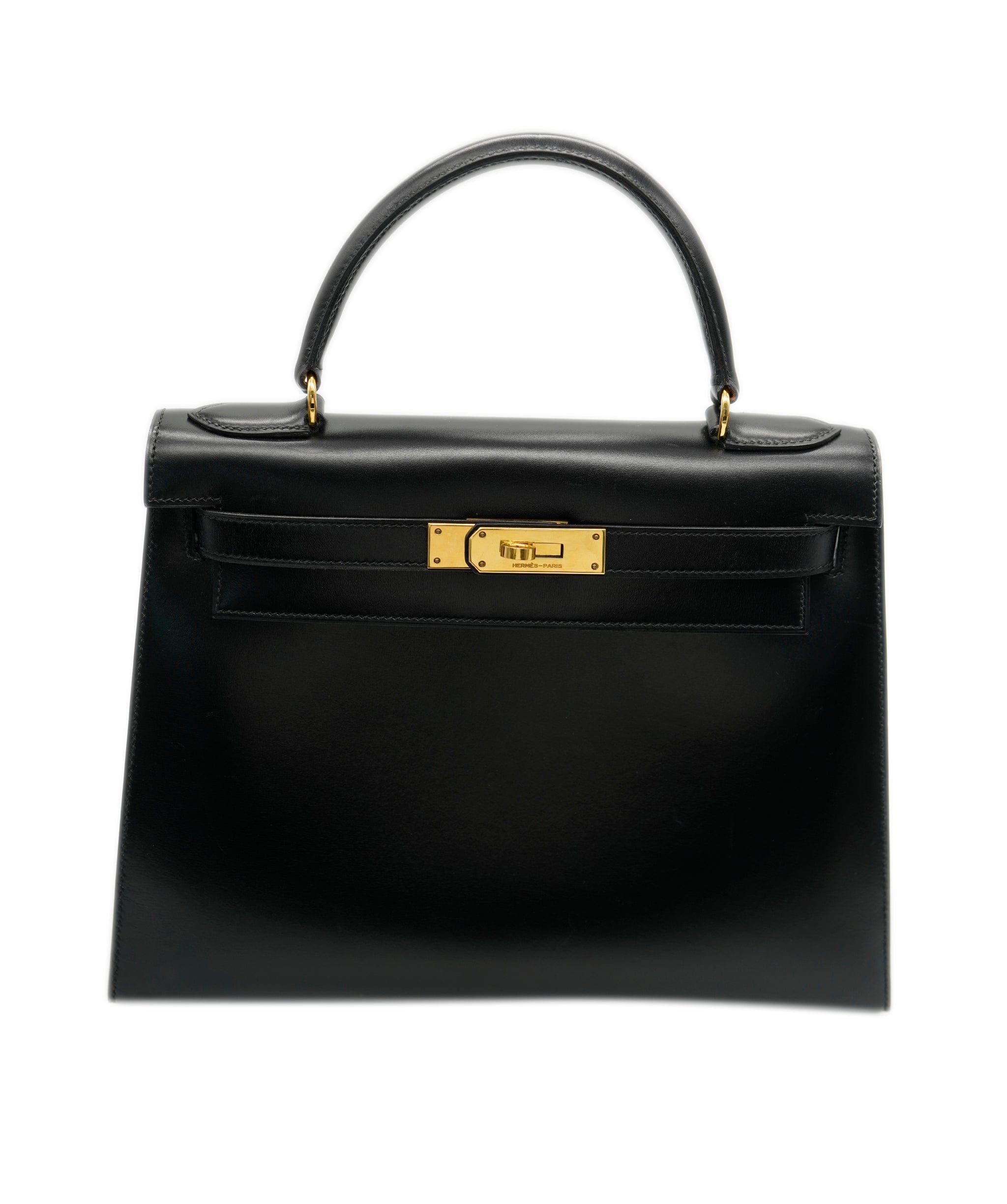 Hermès Hermes Kelly 28 box calf leather black I stamp RJL1938