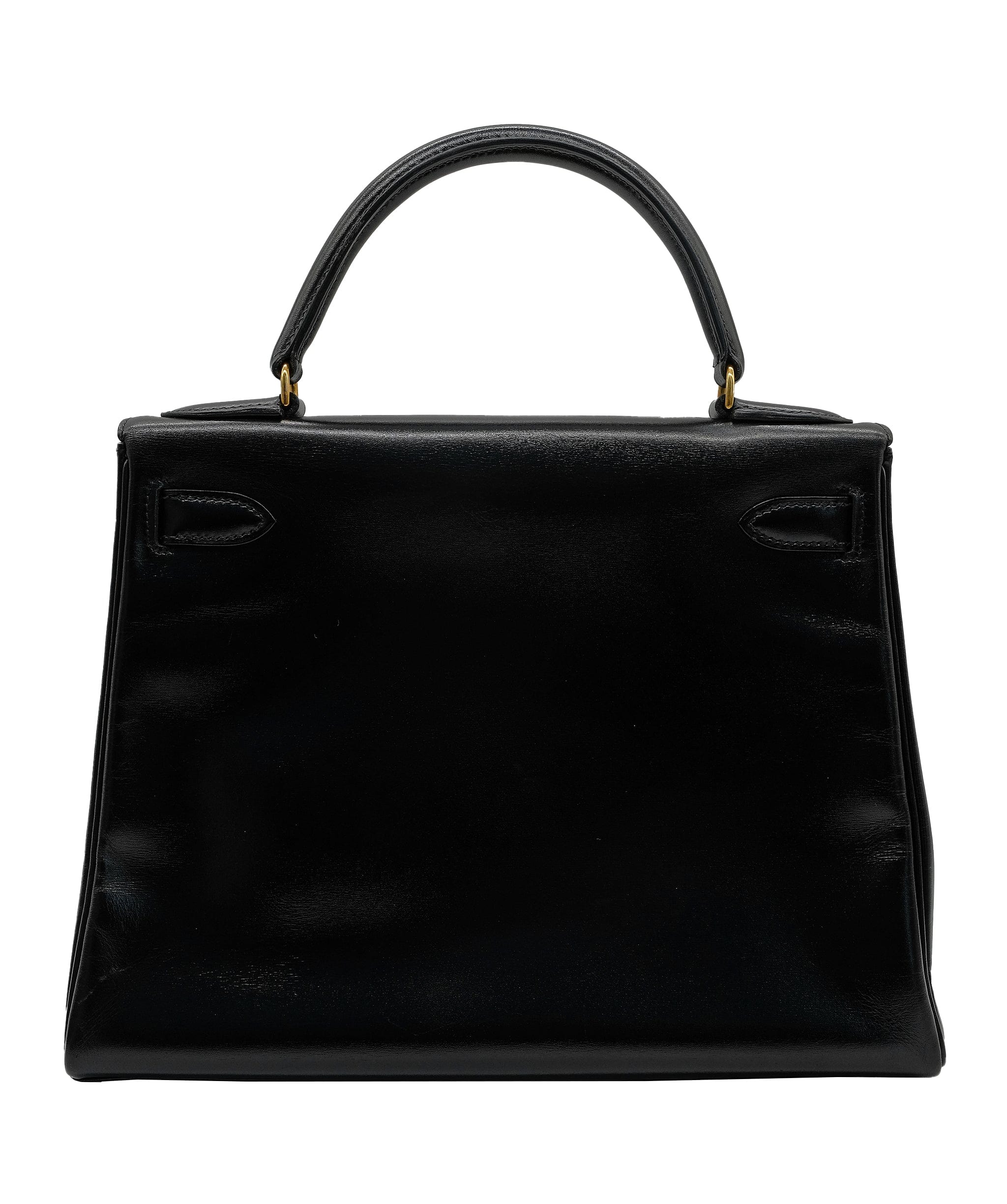 Hermès Hermes Kelly 28  Box Calf Leather Black 〇t 90189817 ASL8121